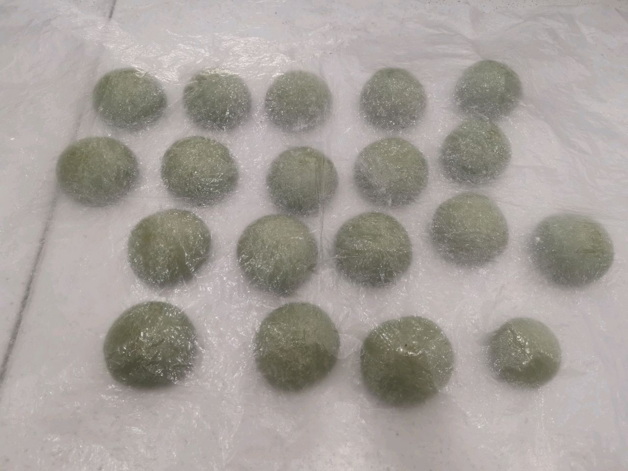 抹茶红豆包