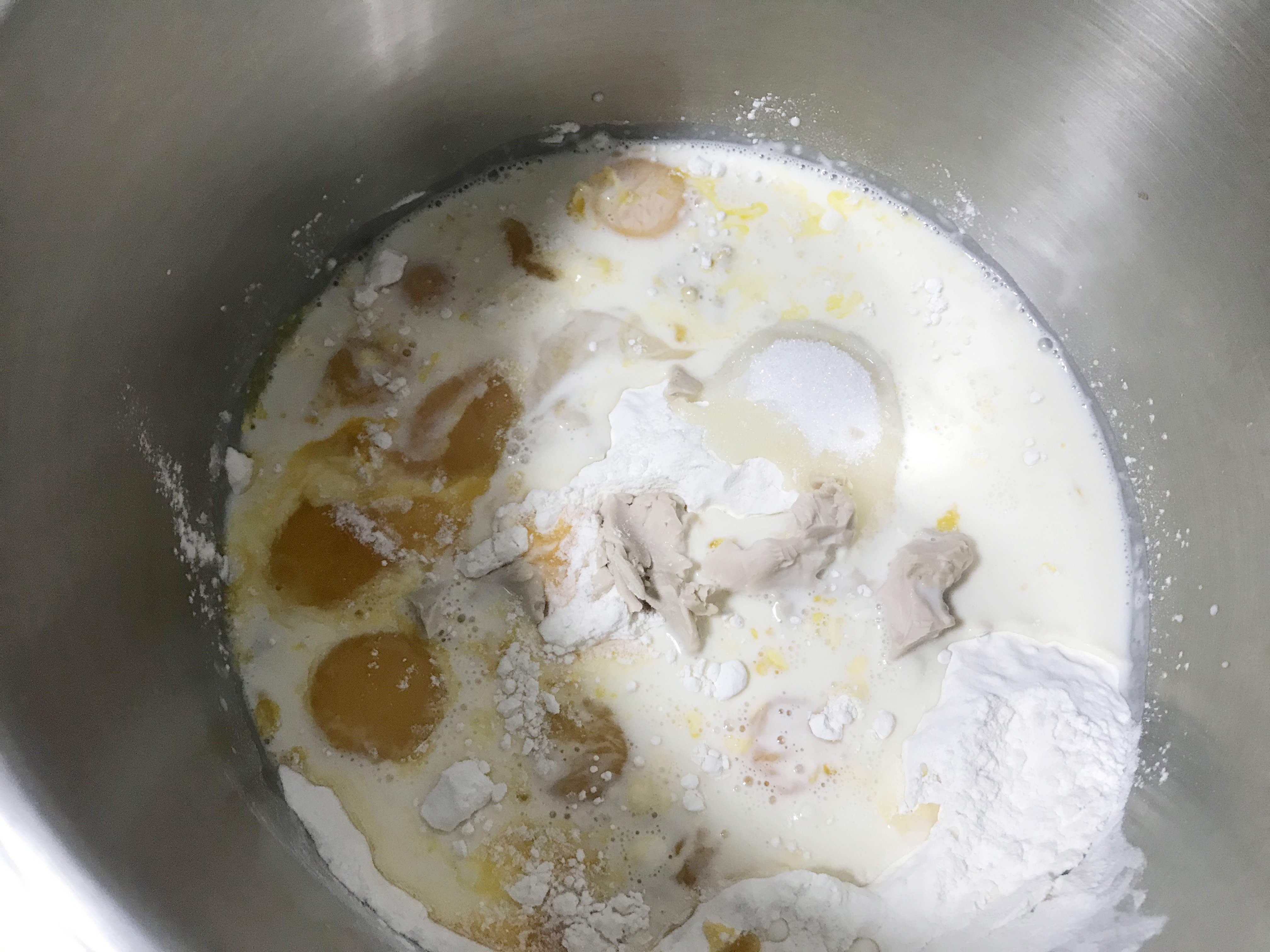 抹茶红豆圣诞树面包