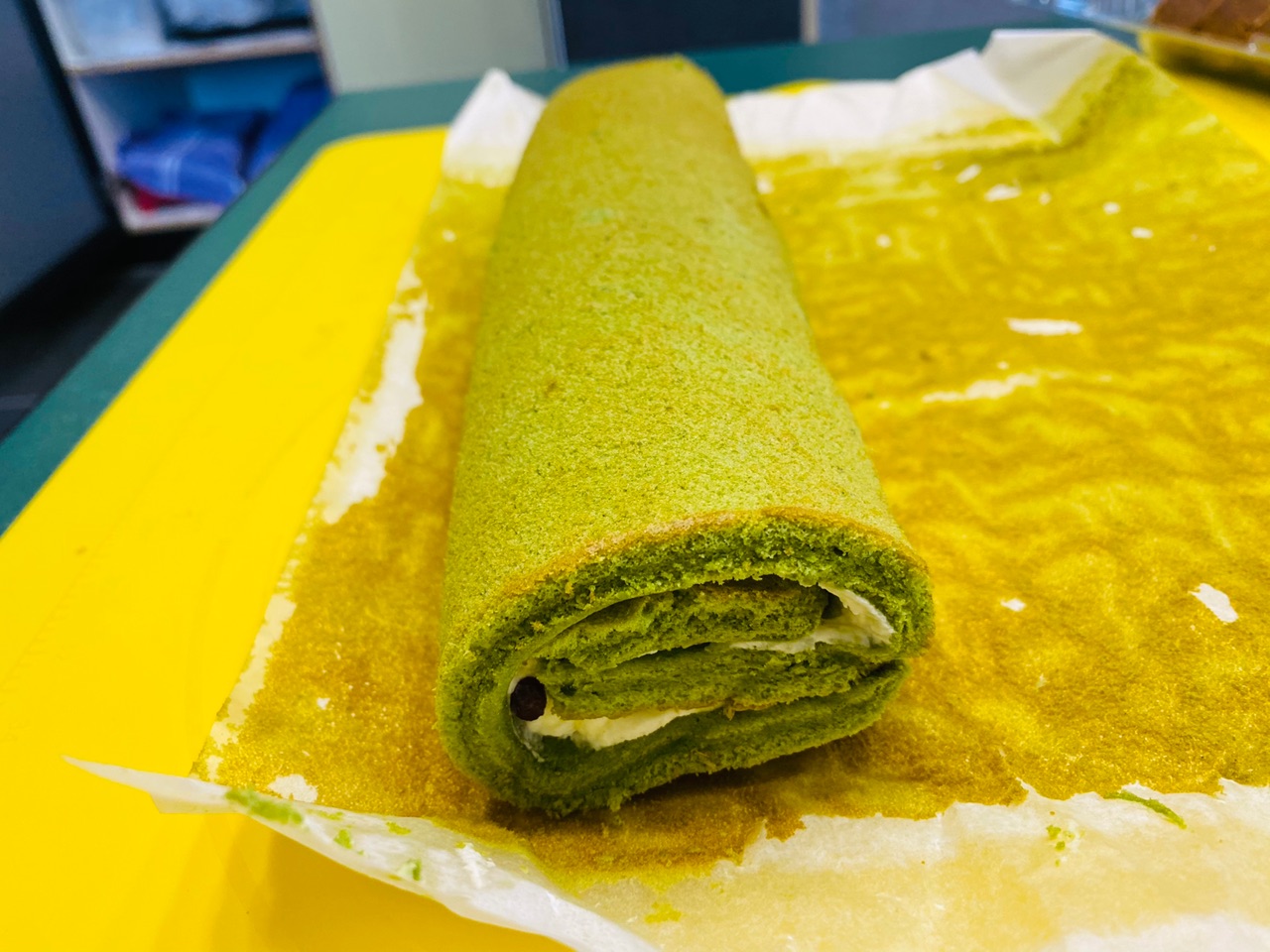 抹茶红豆芝士卷