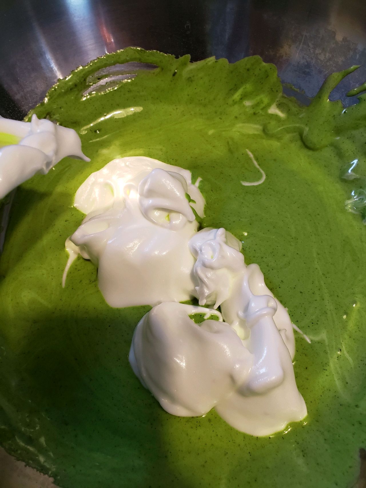 抹茶芒果戚风蛋糕卷