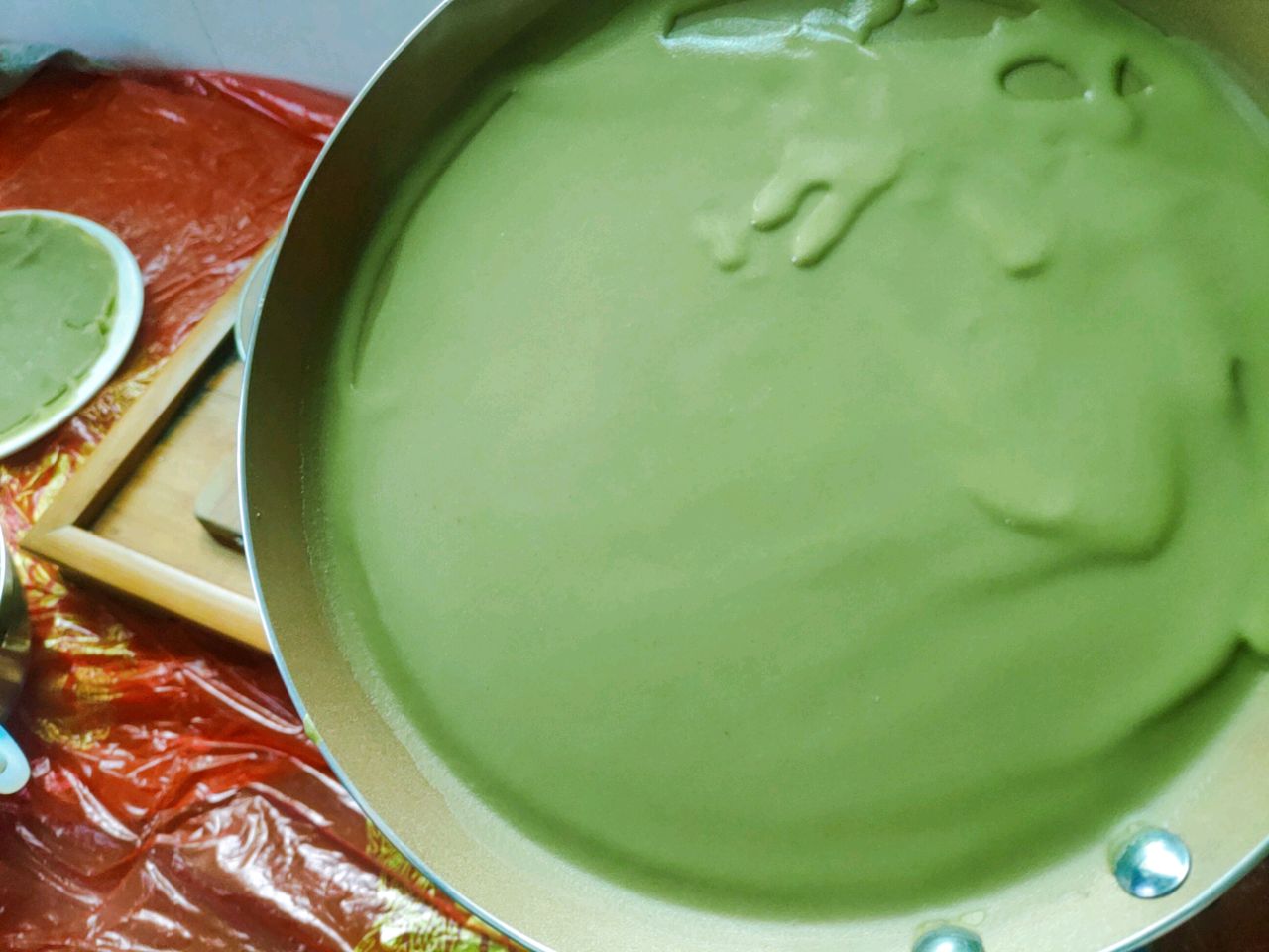 抹茶蜜豆毛巾卷