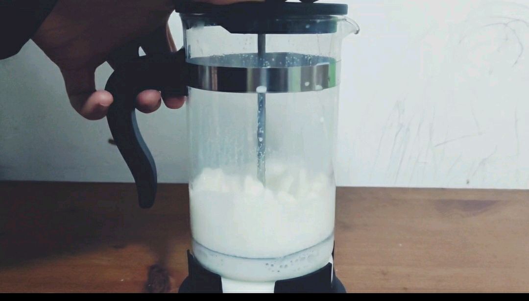 抹茶拿铁 | 手工奶泡