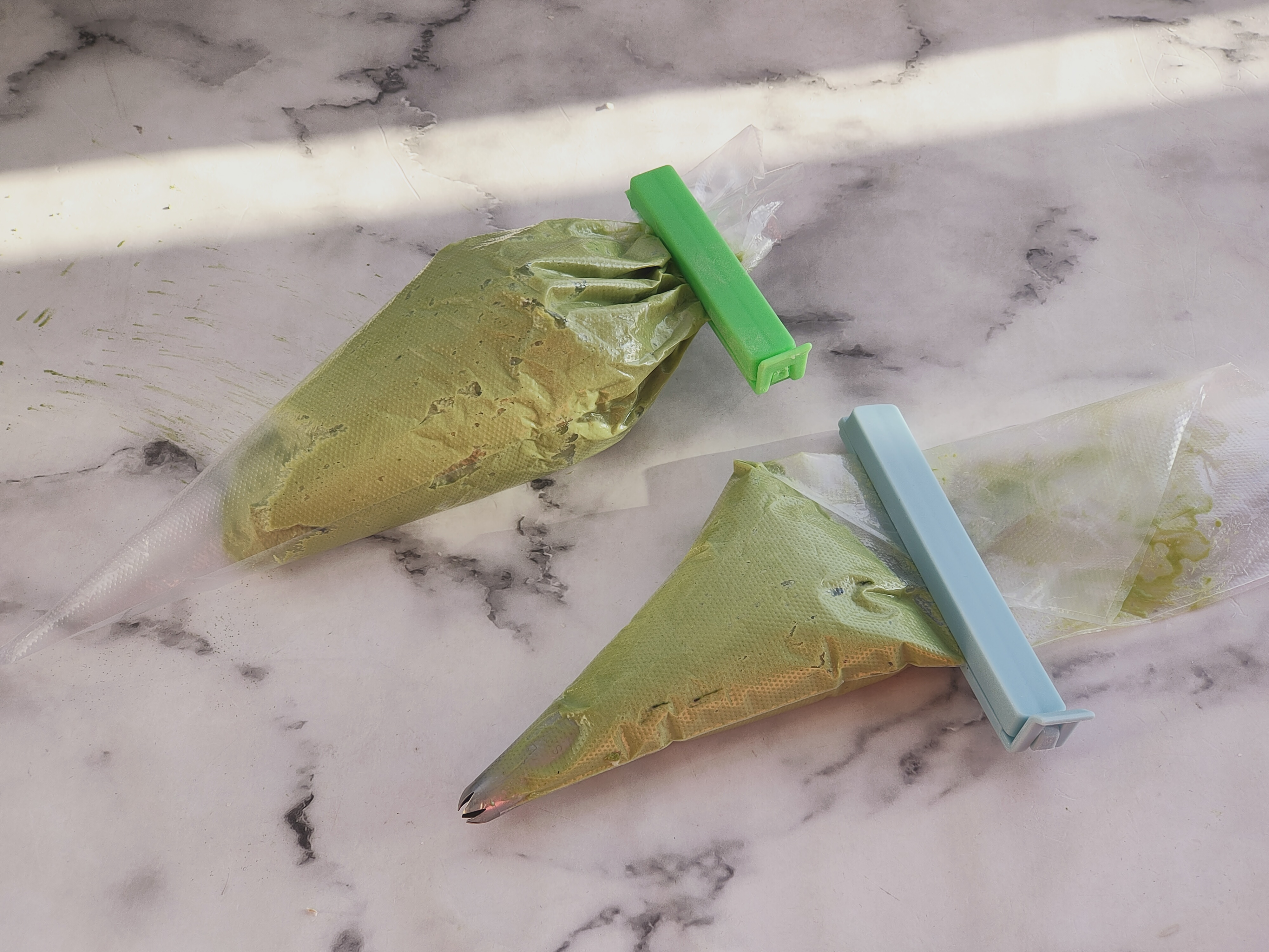抹茶奶油夹心圣诞树饼干