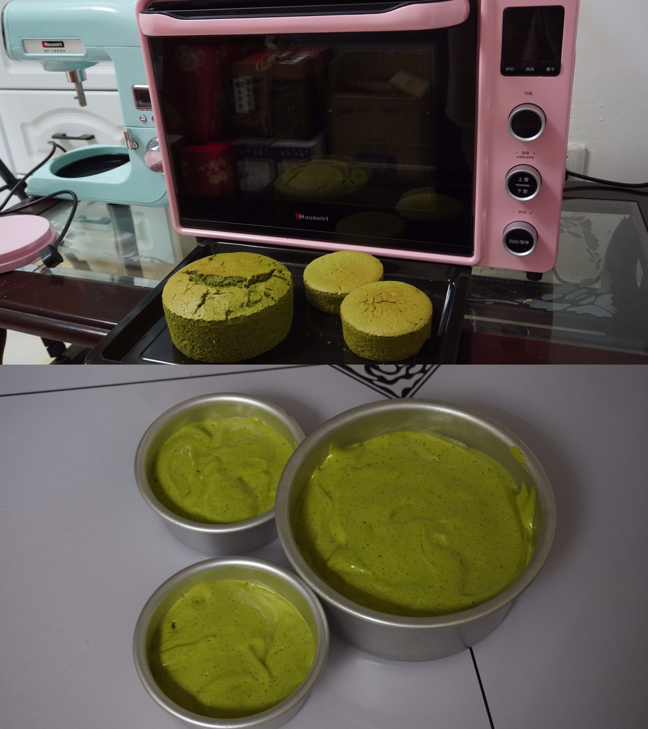 抹茶戚风胚