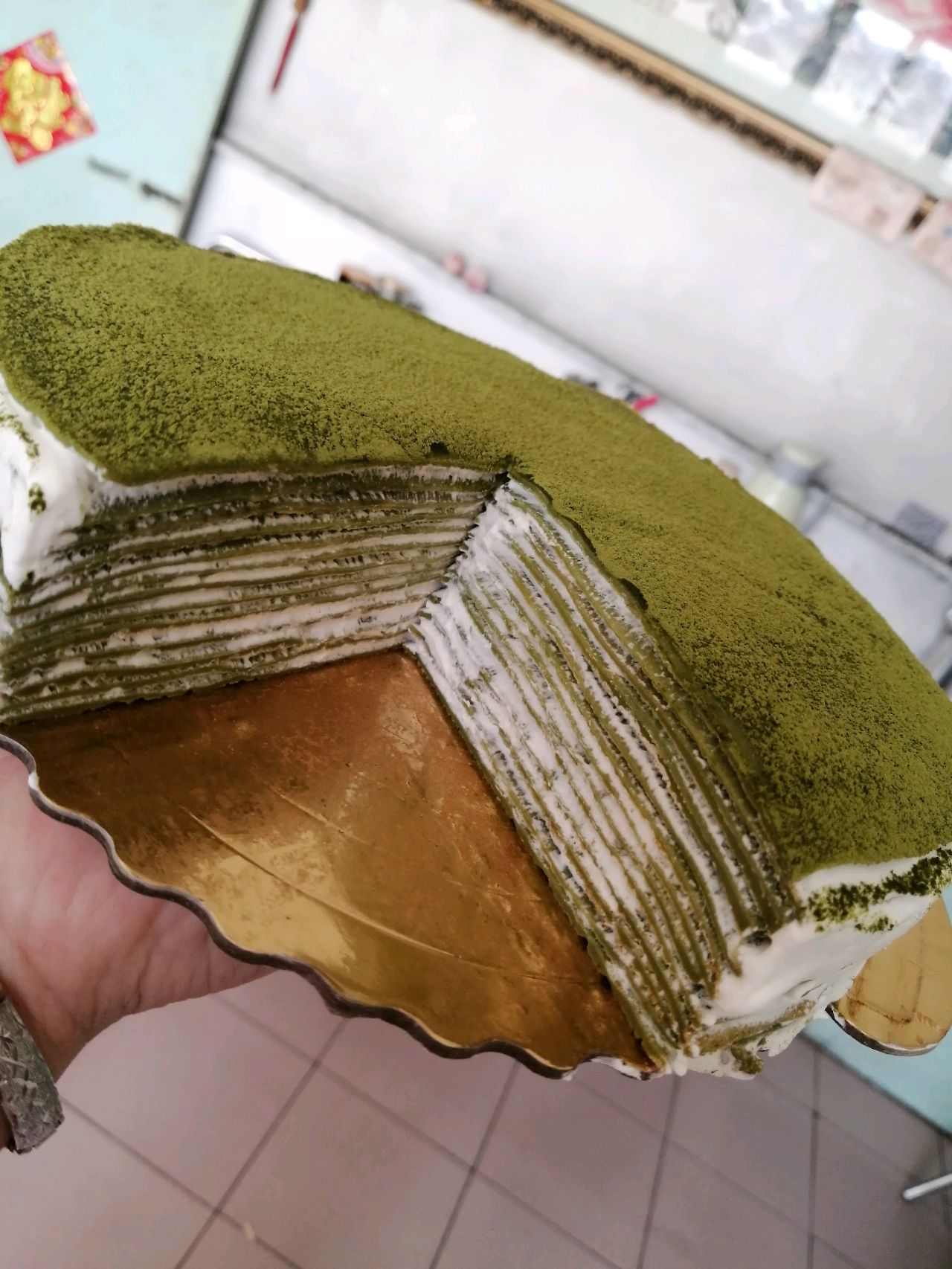 抹茶千层