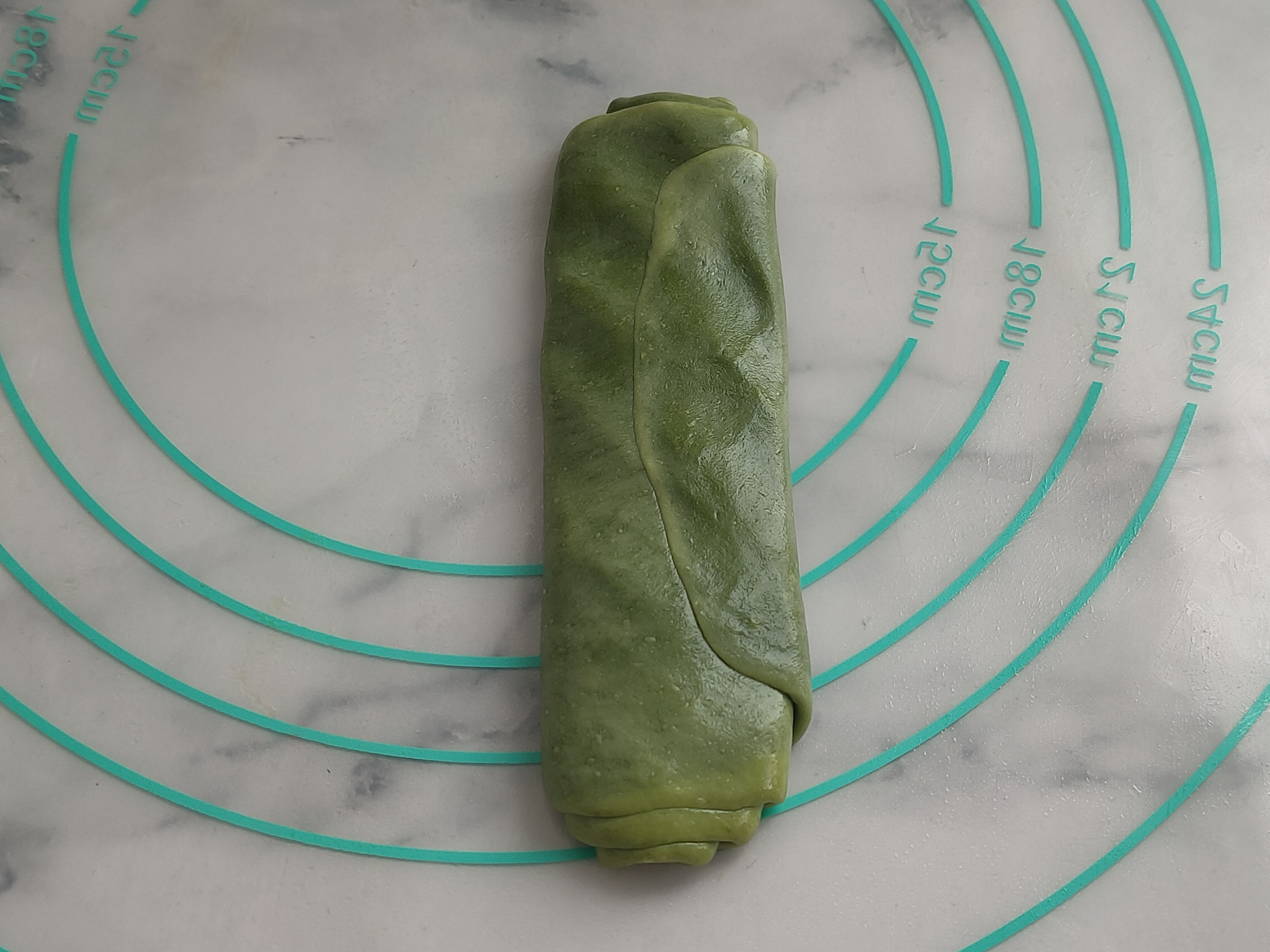 抹茶肉松豆沙酥