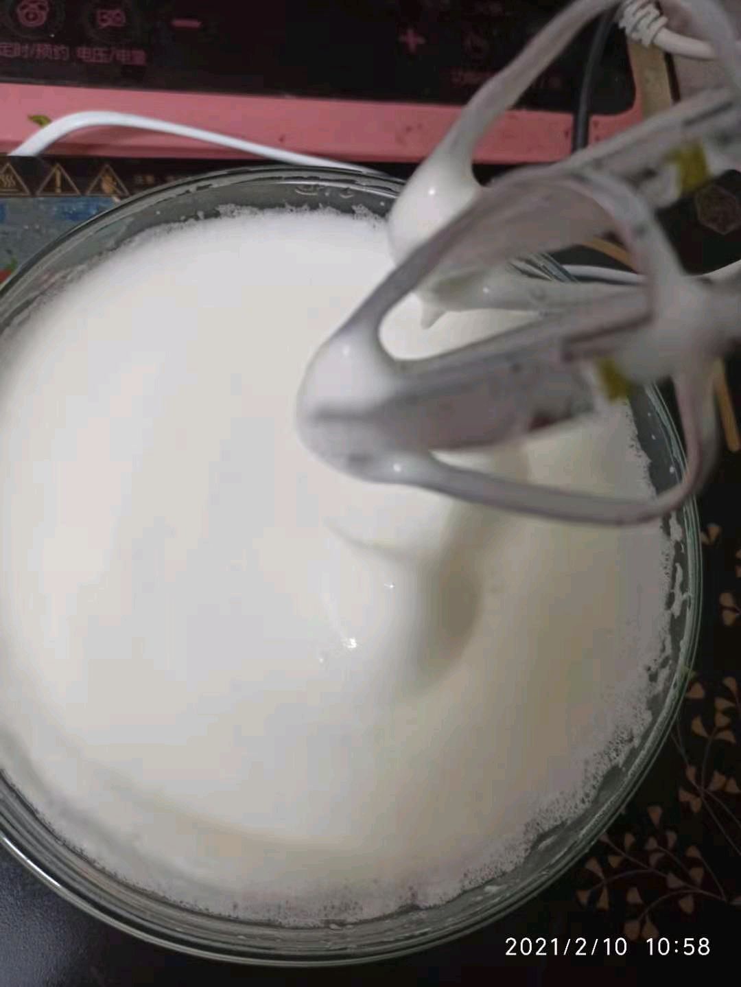 抹茶肉松古早蛋糕