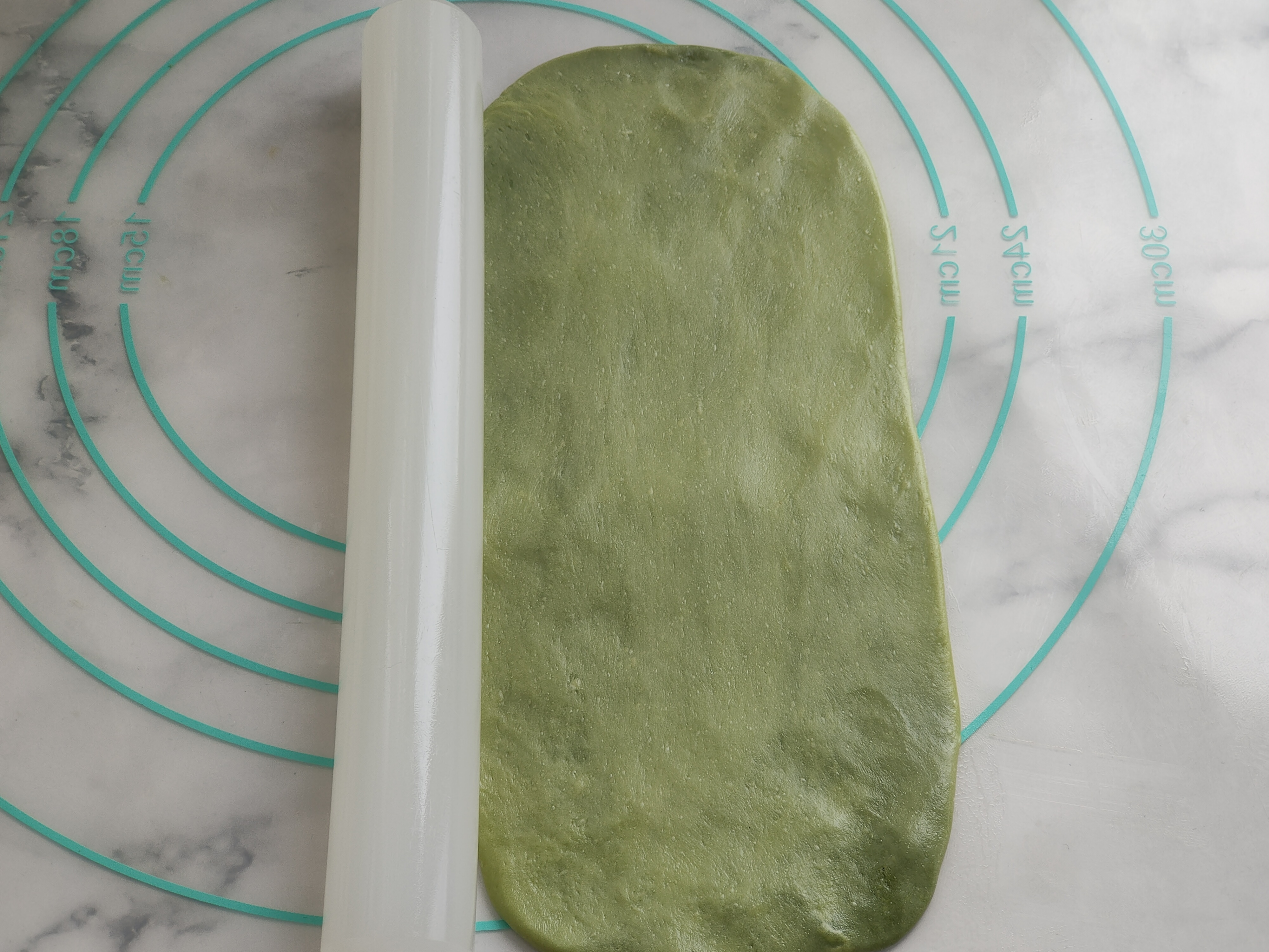 抹茶肉松红豆酥