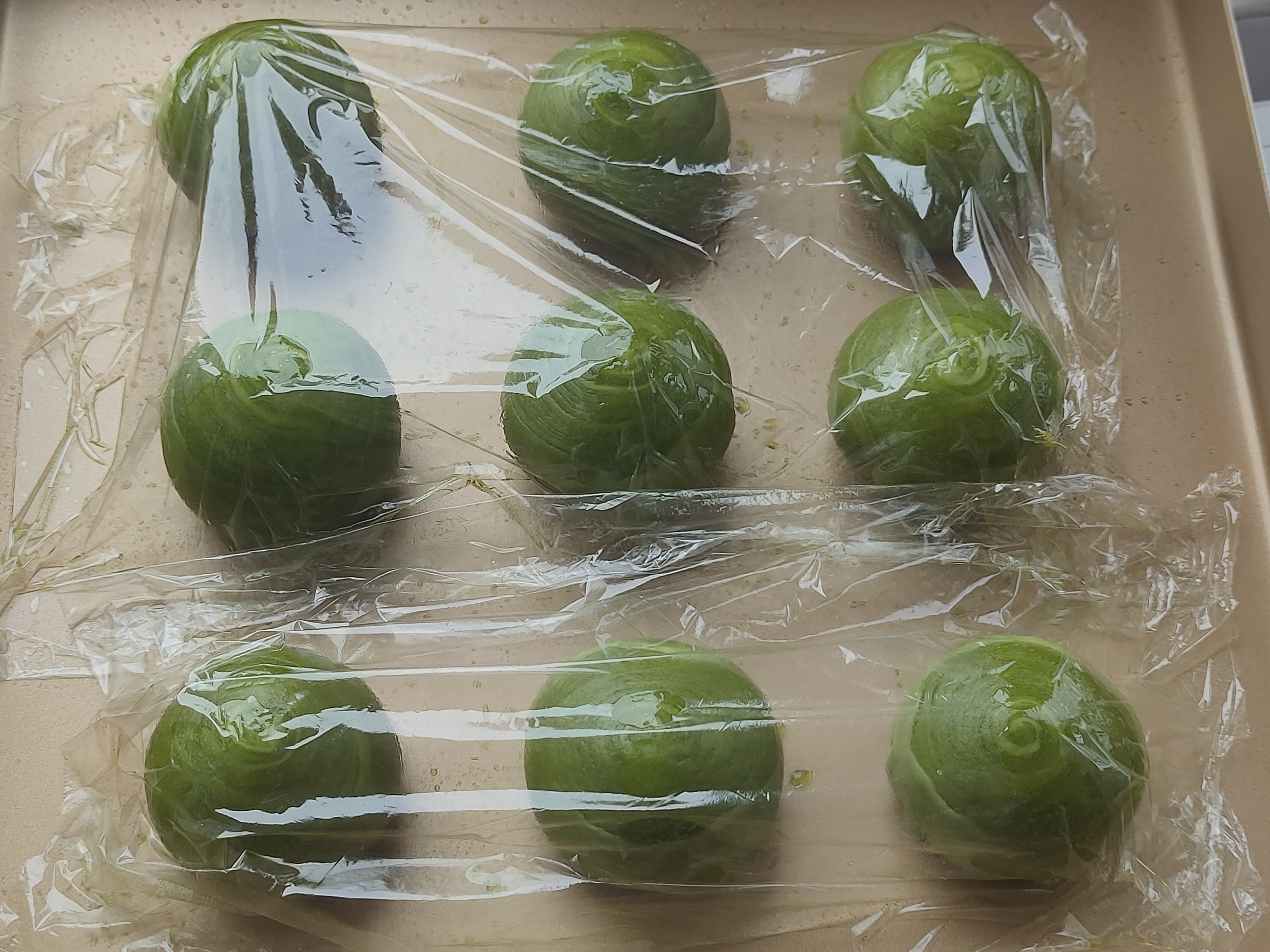 抹茶肉松红豆酥