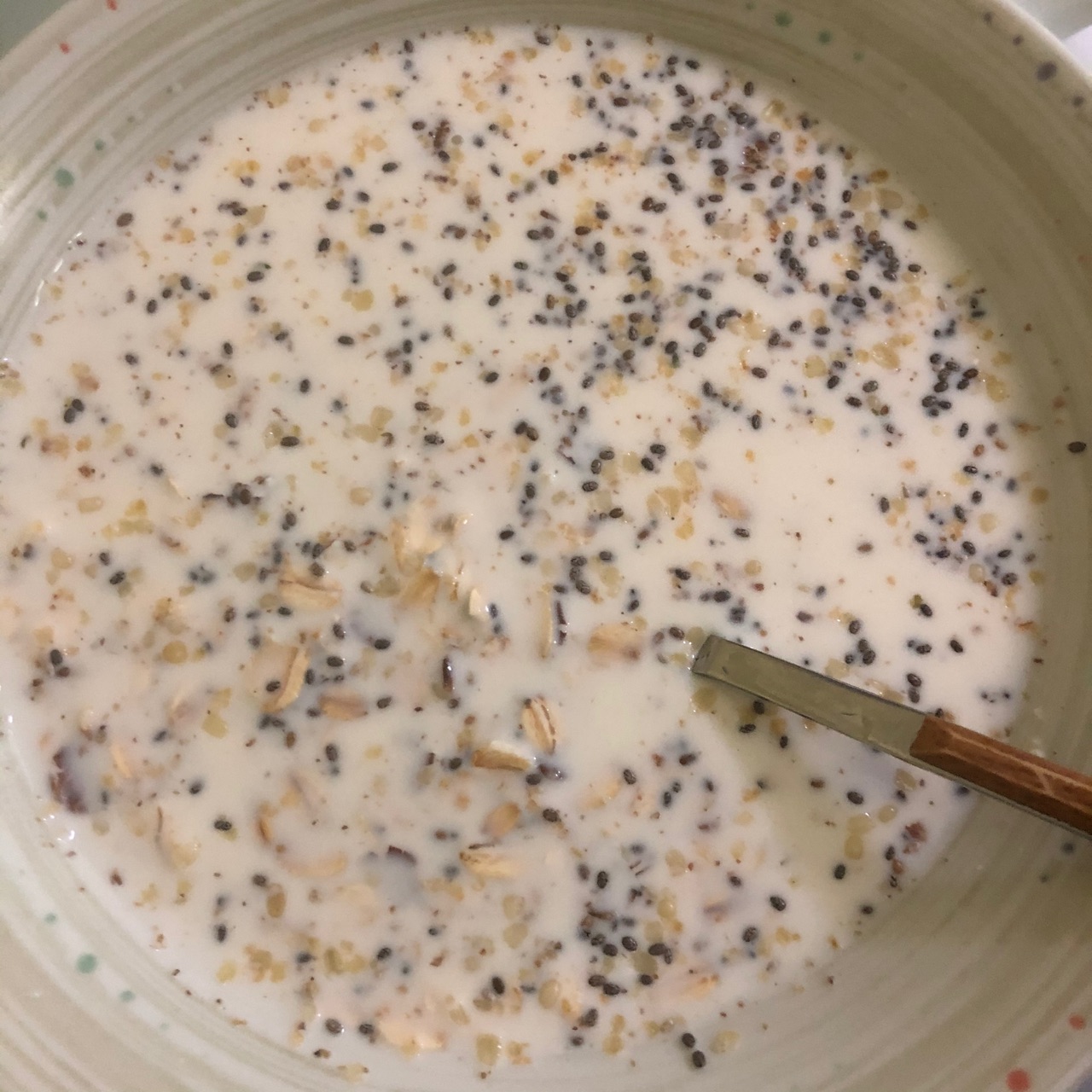抹茶燕麦粥