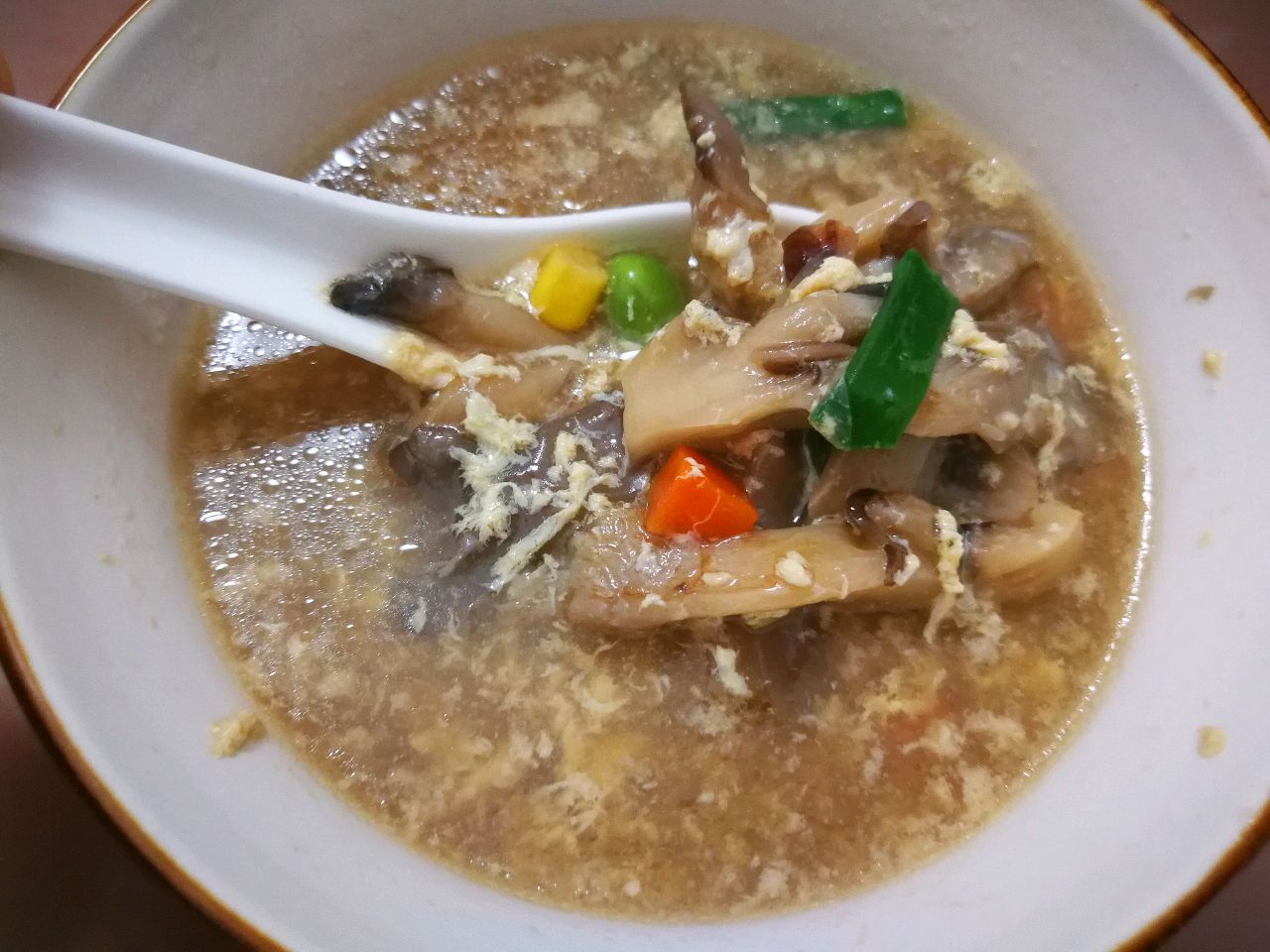 蘑菇蛋花汤