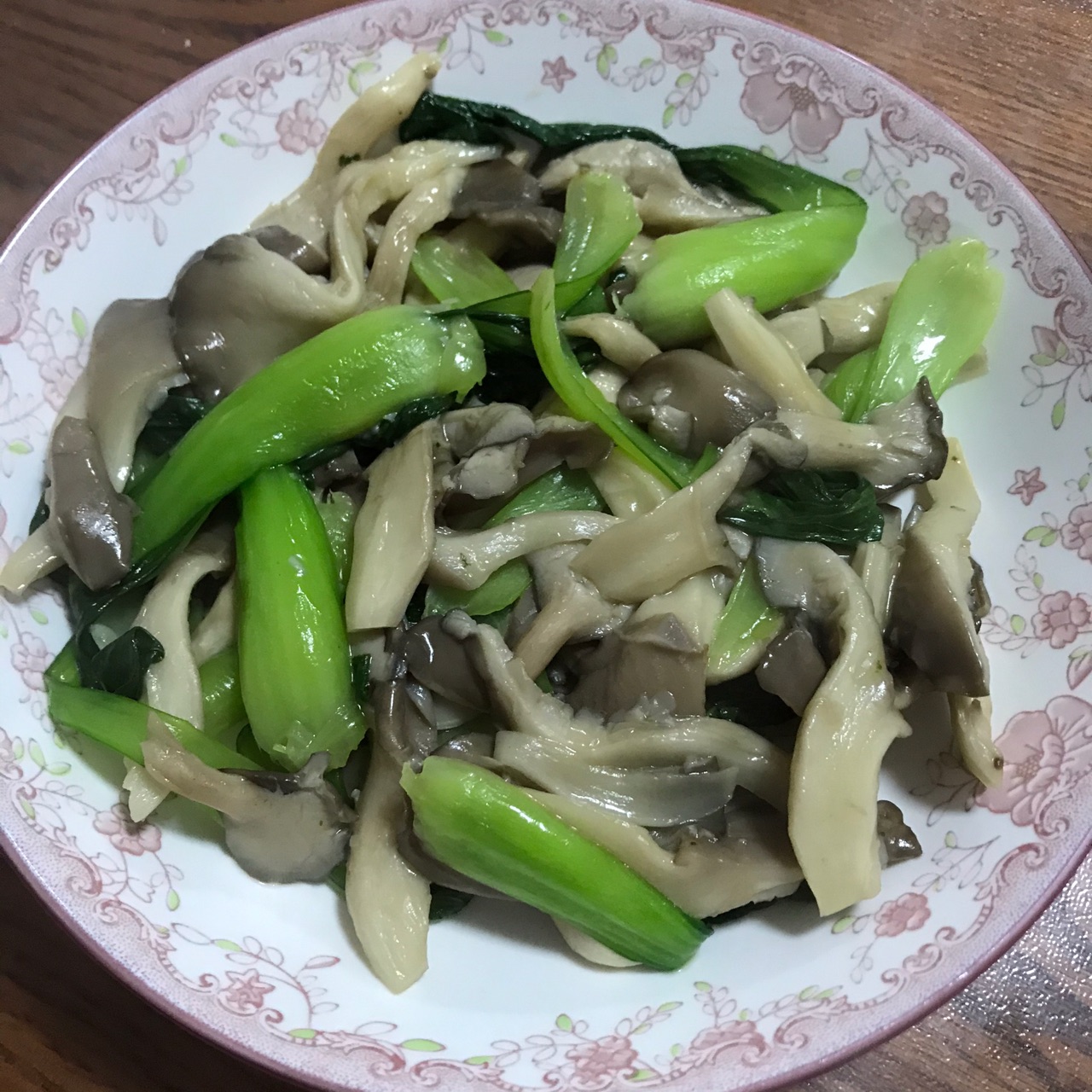蘑菇青菜
