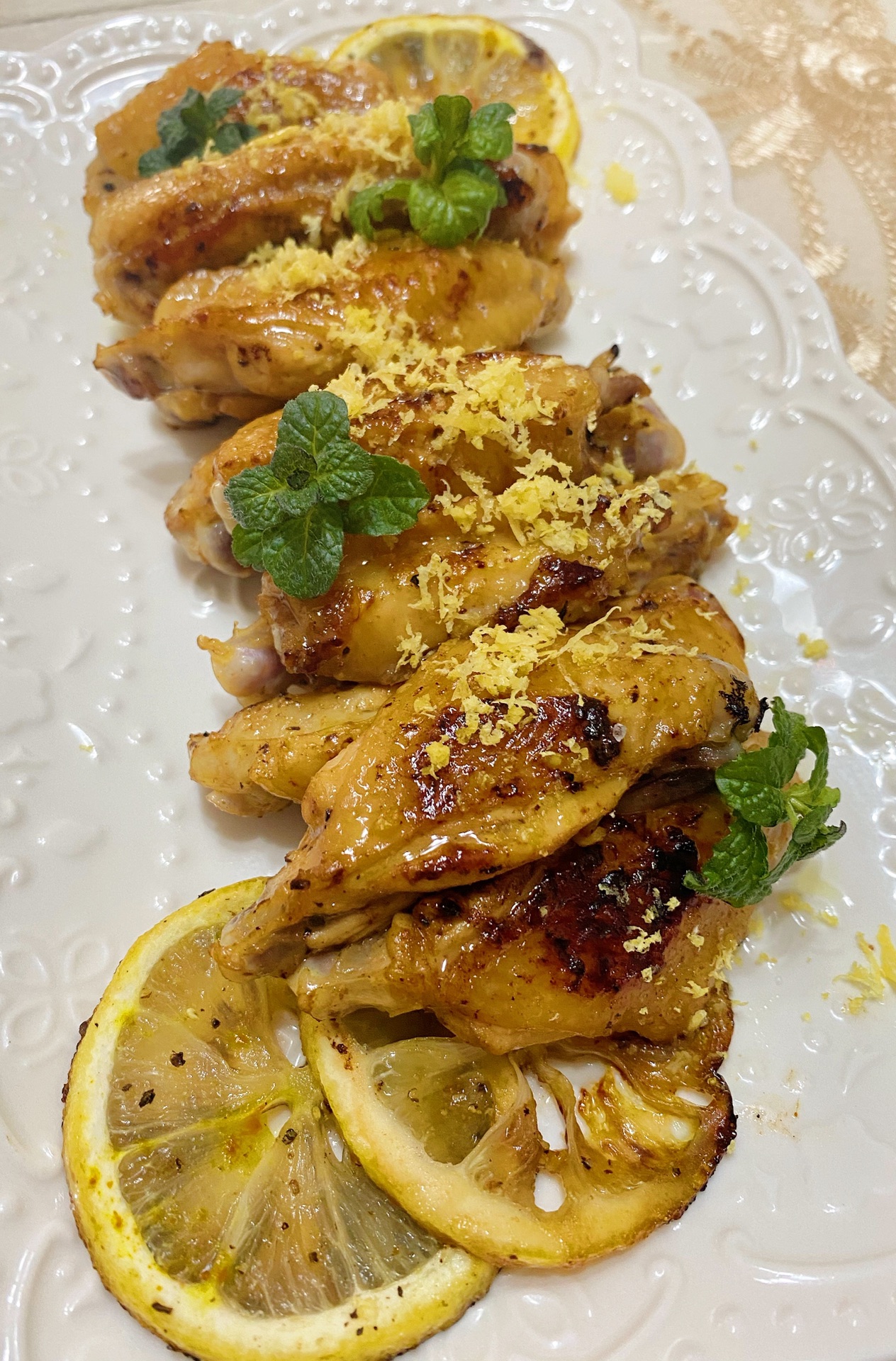 莫吉托风味柠香煎鸡翅