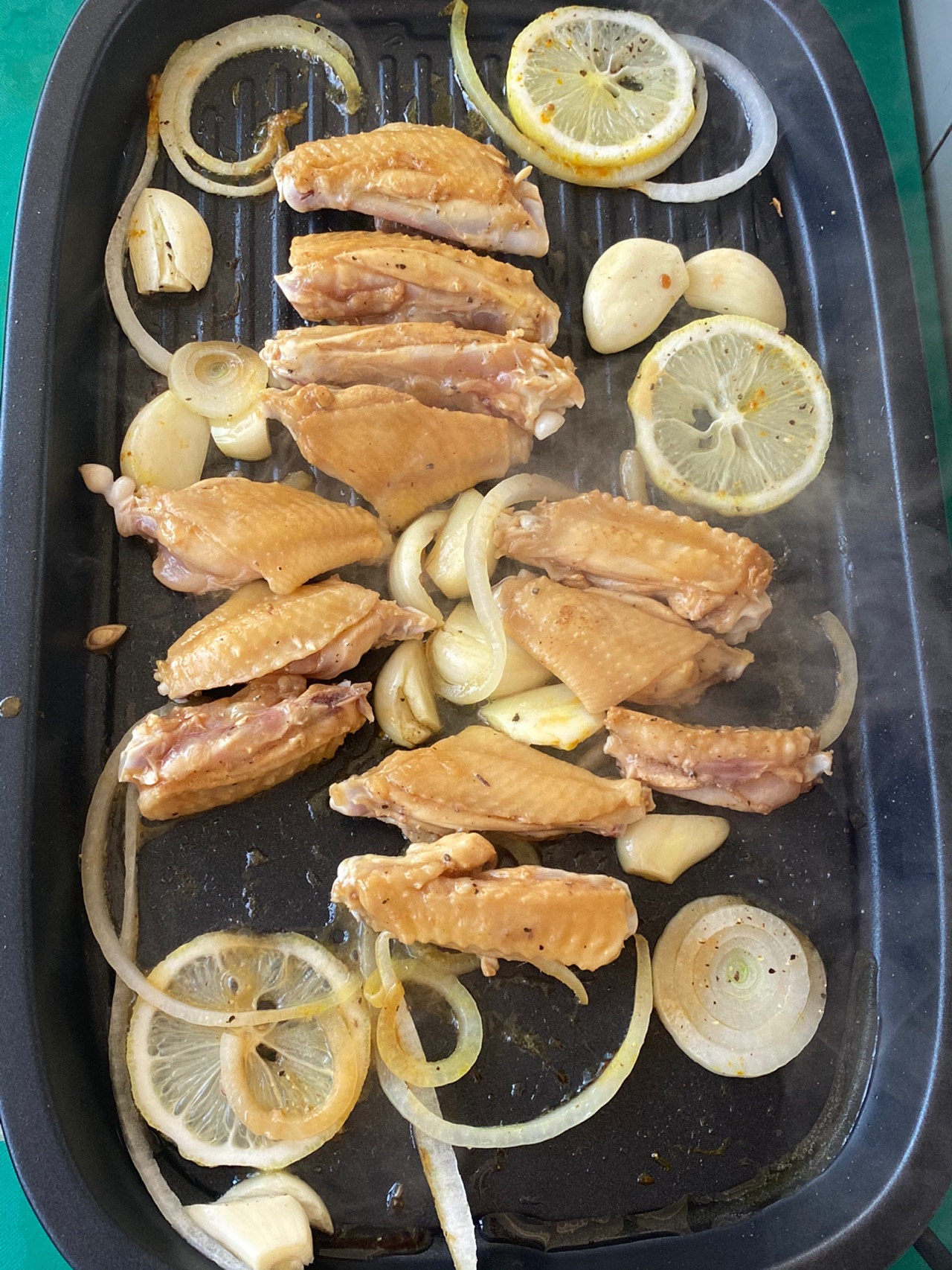 莫吉托风味柠香煎鸡翅