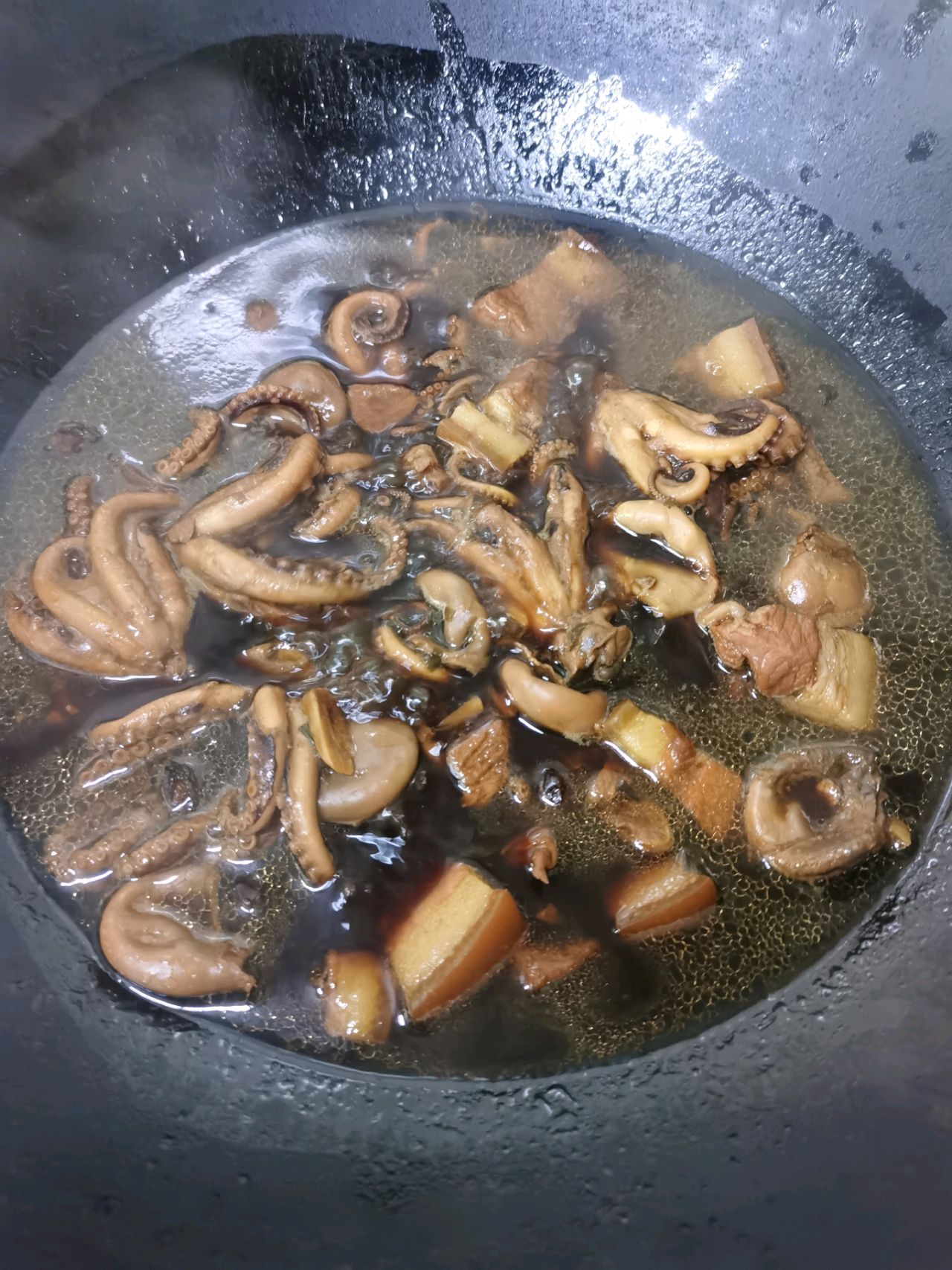 墨鱼烧肉