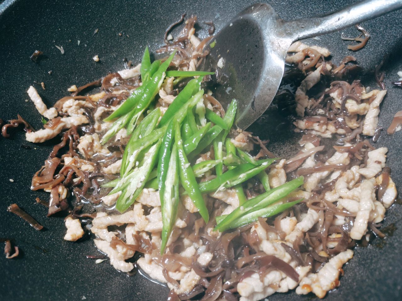 木耳炒肉丝