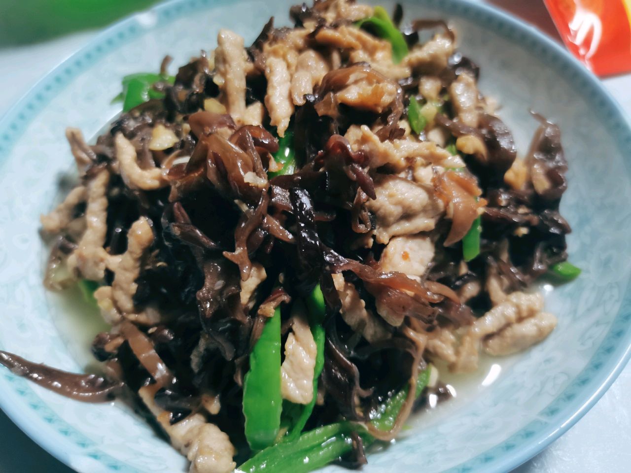 木耳炒肉丝