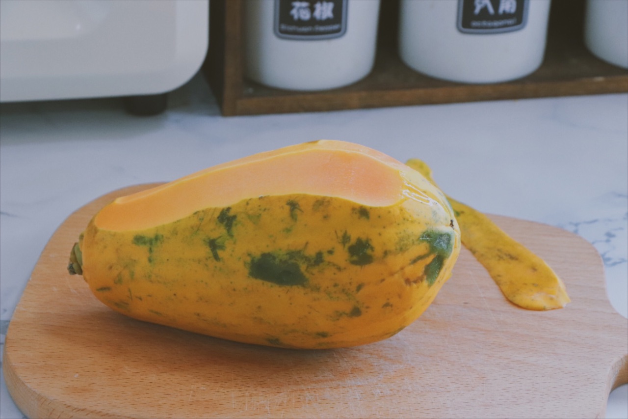 木瓜炖牛奶