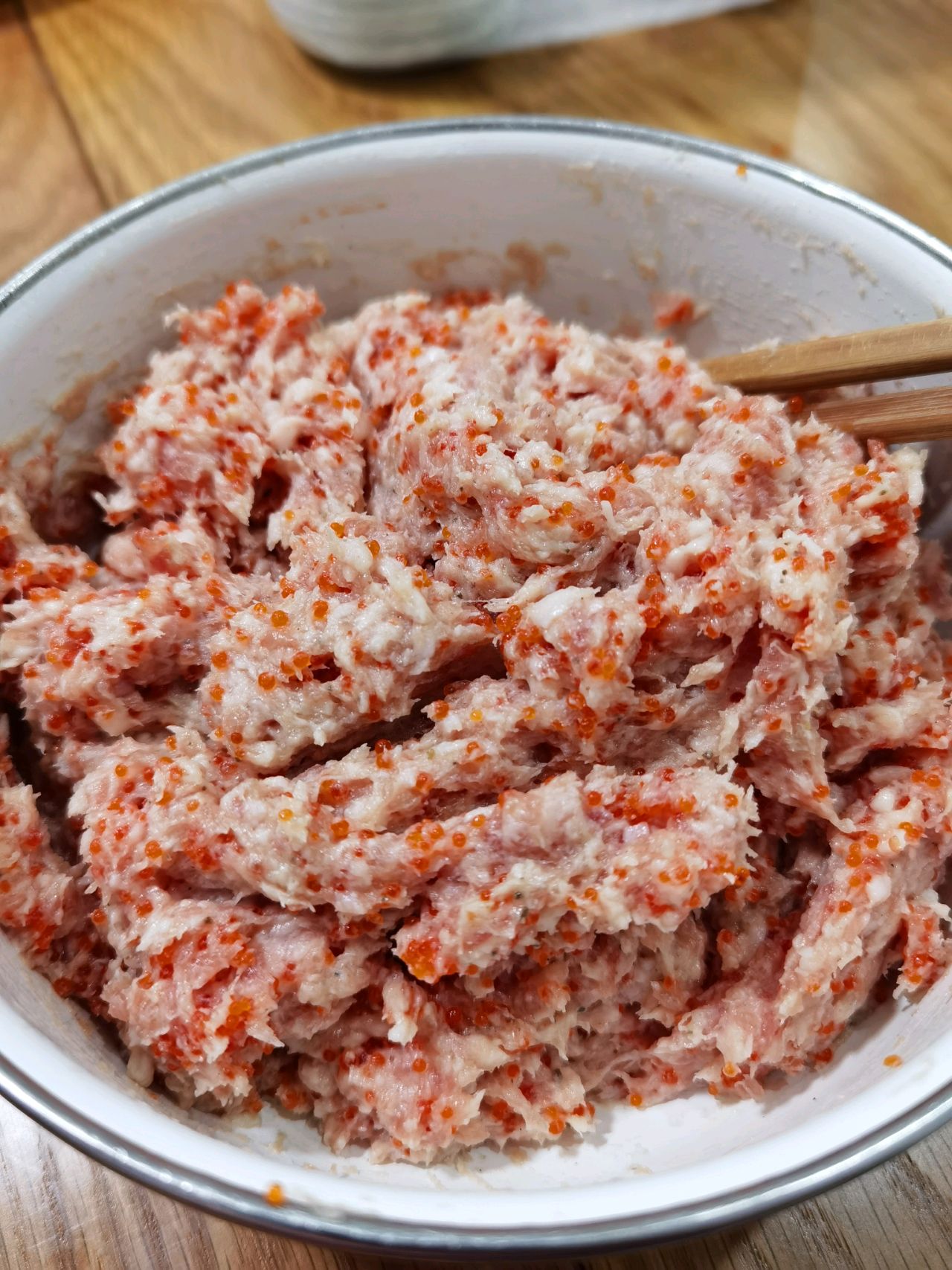 拇指蟹籽鲜肉生煎包