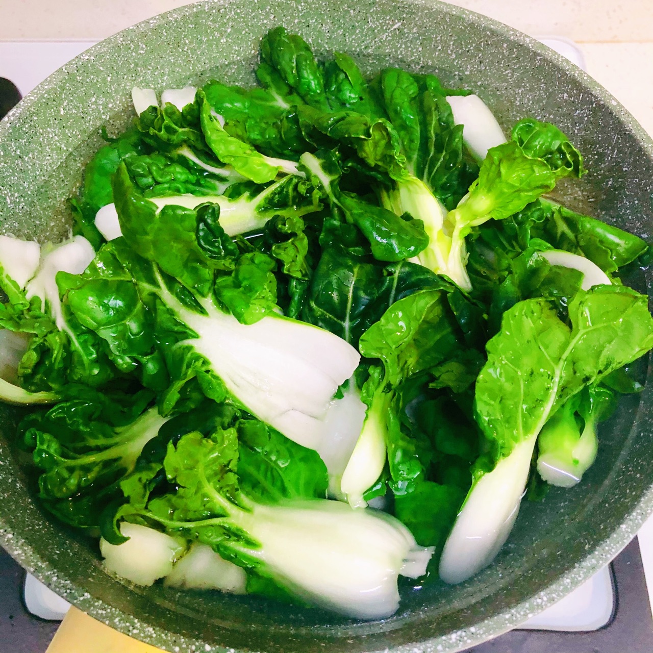奶白菜醋蟹粉豆腐