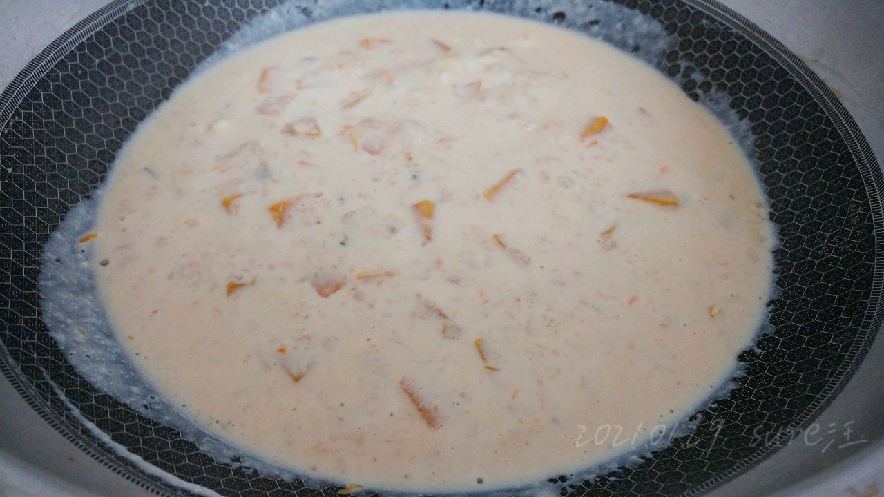 奶瓜蜜豆燕麦粥