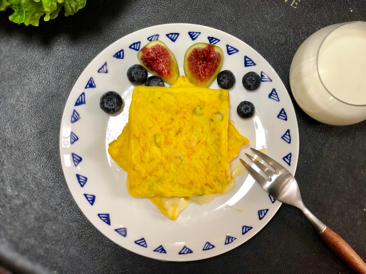 奶酪夹心蛋饼