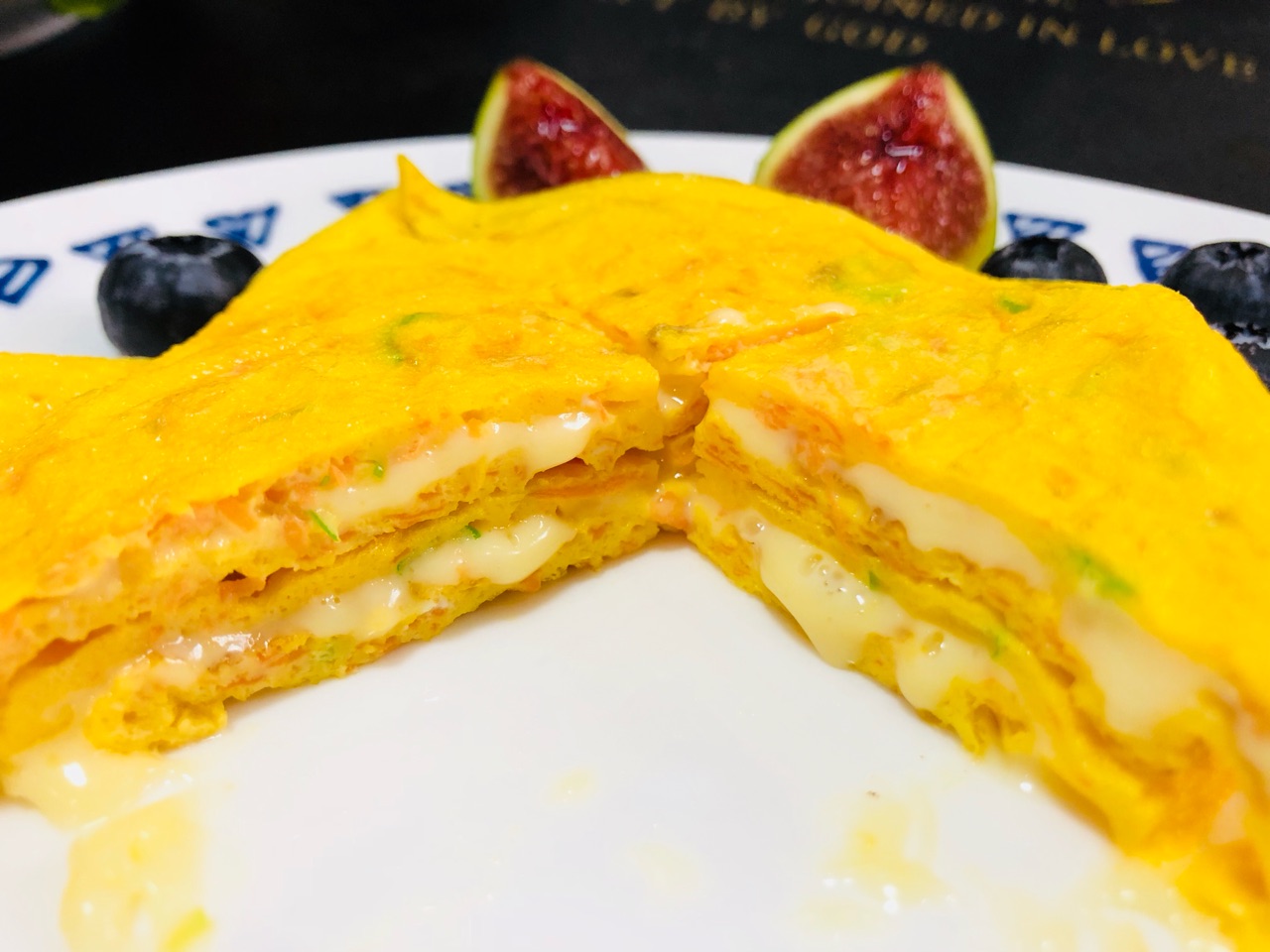 奶酪夹心蛋饼
