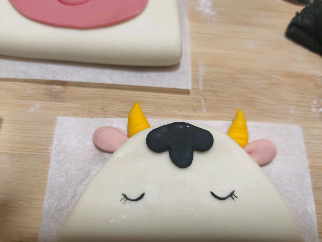 奶牛馒头夹