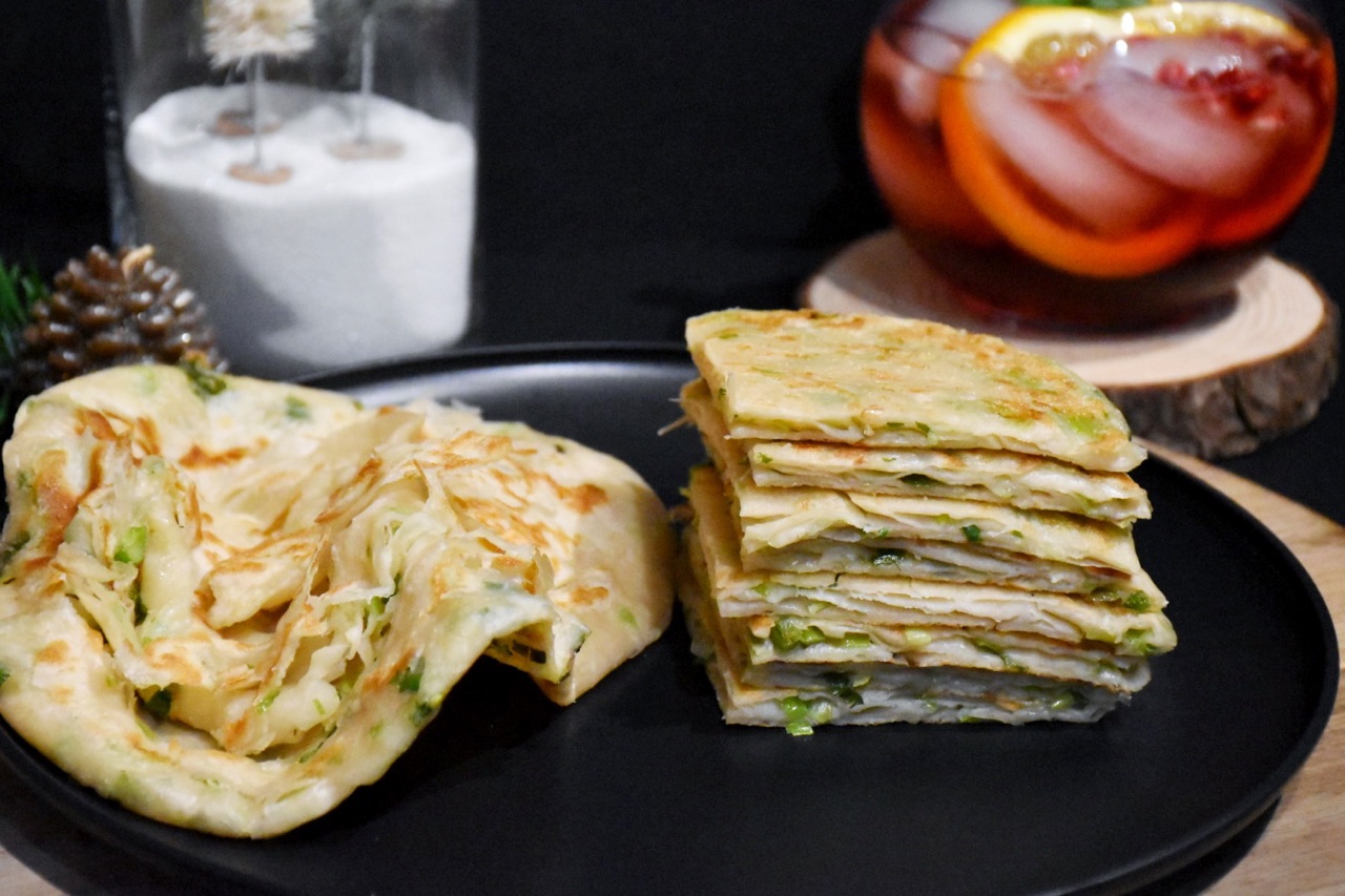 奶香黄油葱油饼