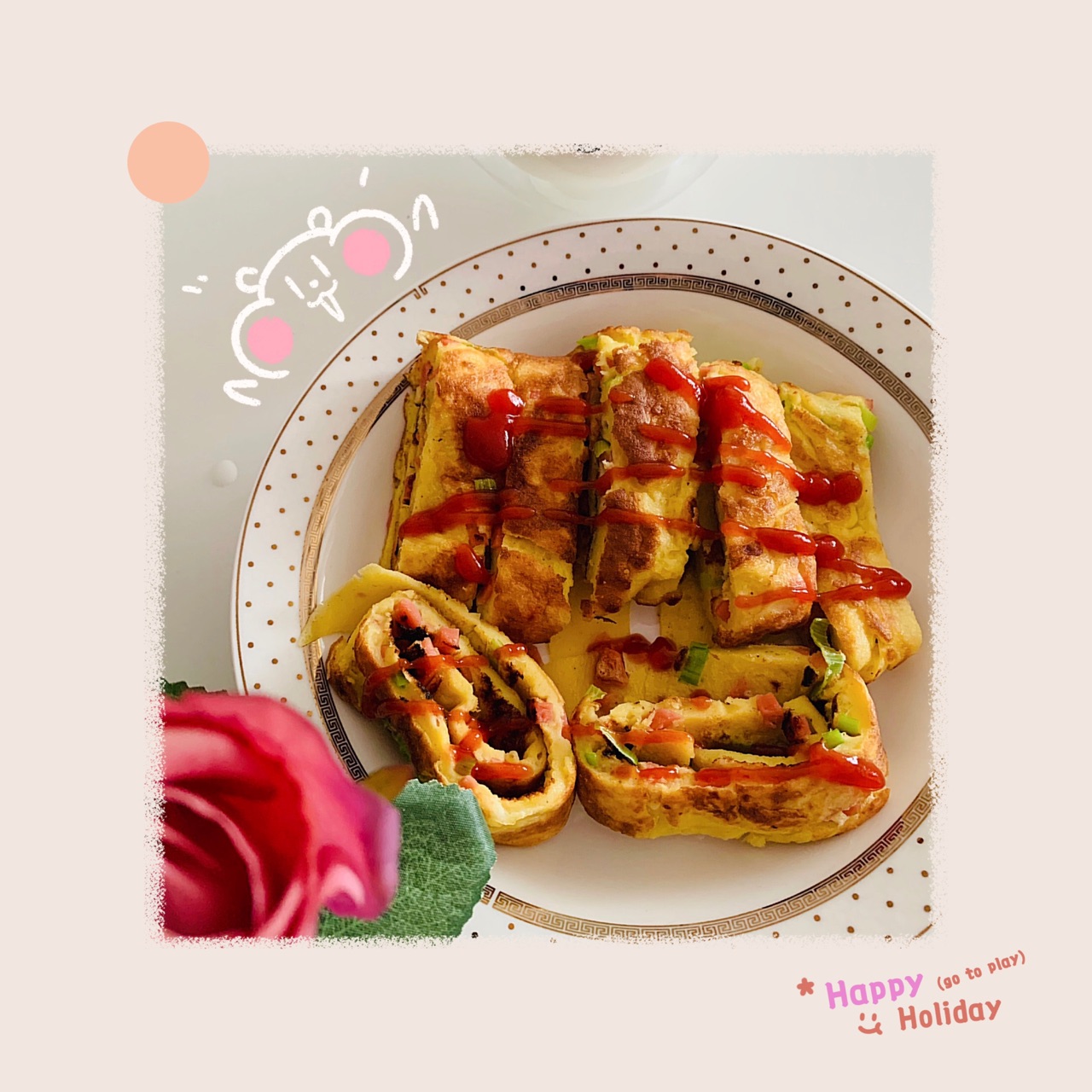 奶香鸡蛋饼