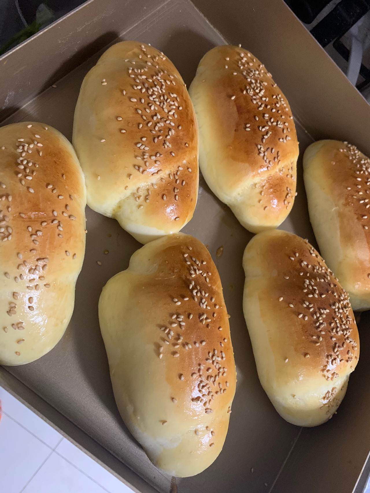 奶香牛角面包