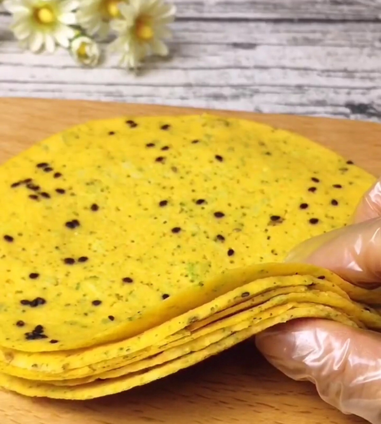奶香玉米饼