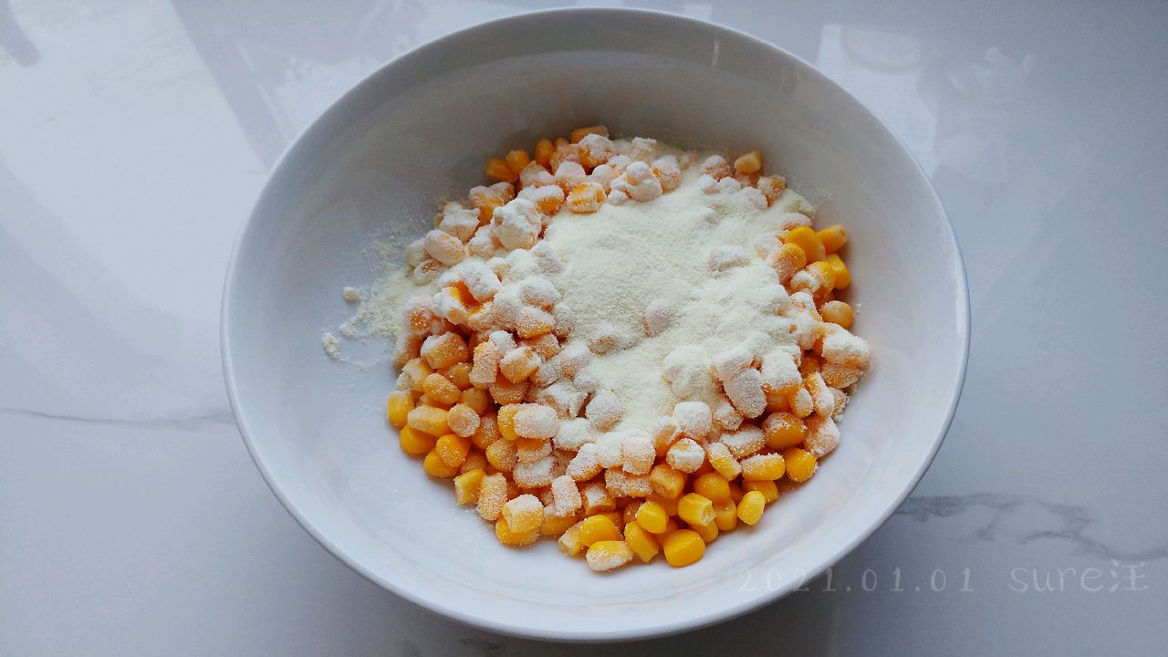 奶香玉米软煎饼
