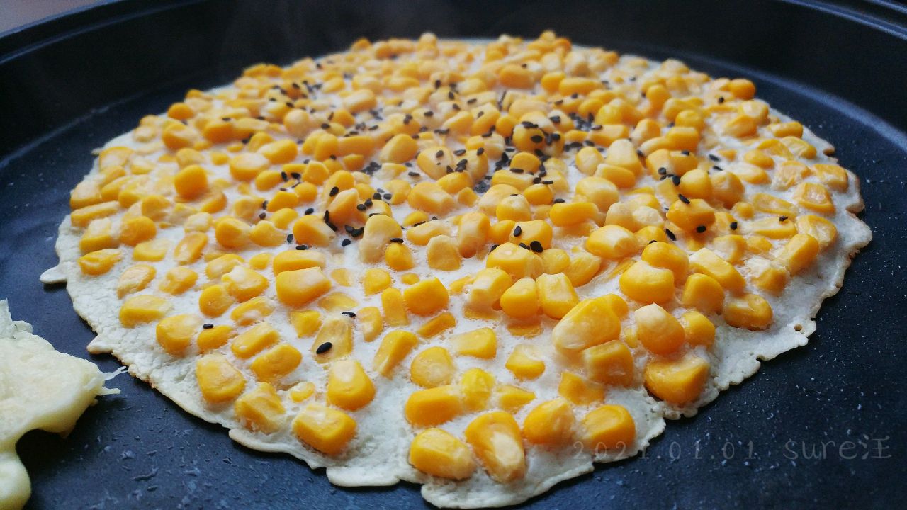 奶香玉米软煎饼