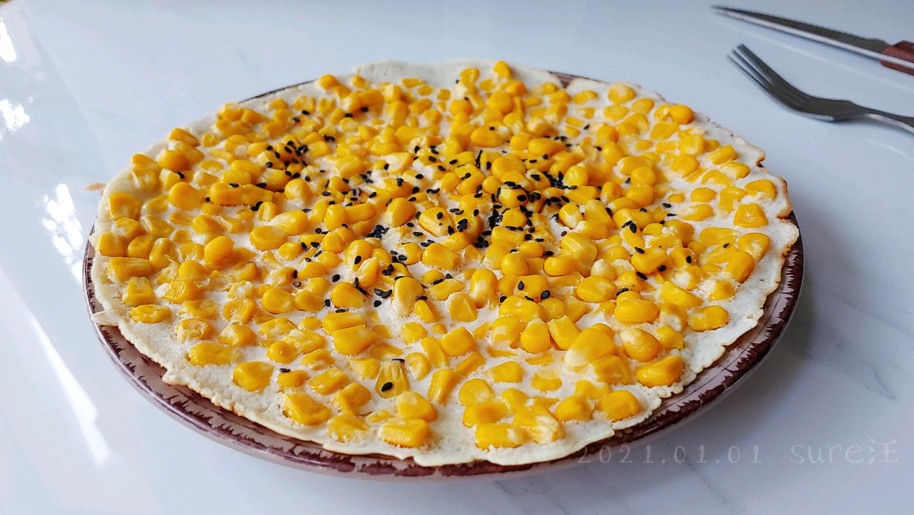 奶香玉米软煎饼