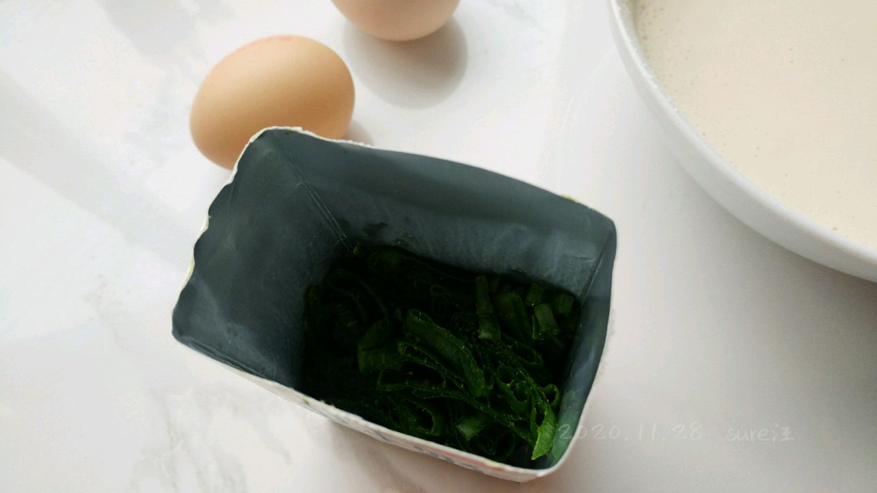 奶盐葱香烀蛋饼