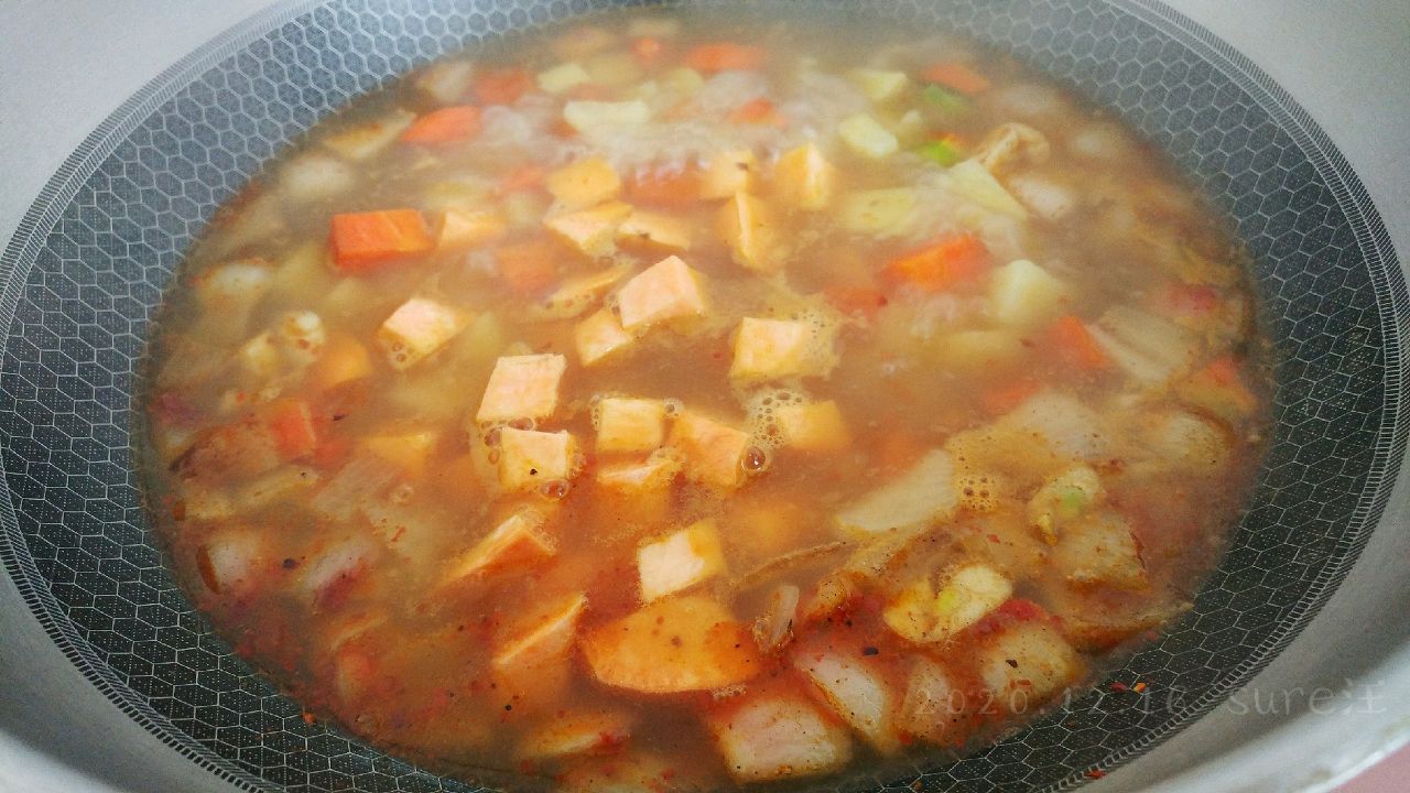 奶油咖喱杂蔬饭