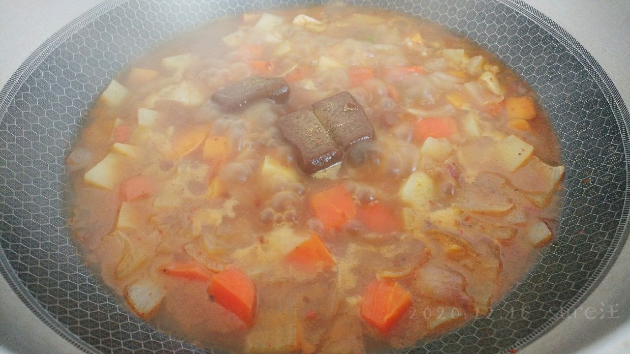 奶油咖喱杂蔬饭