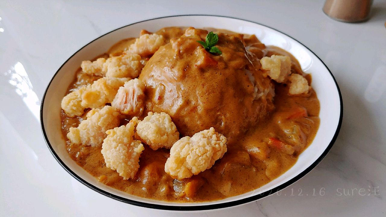 奶油咖喱杂蔬饭