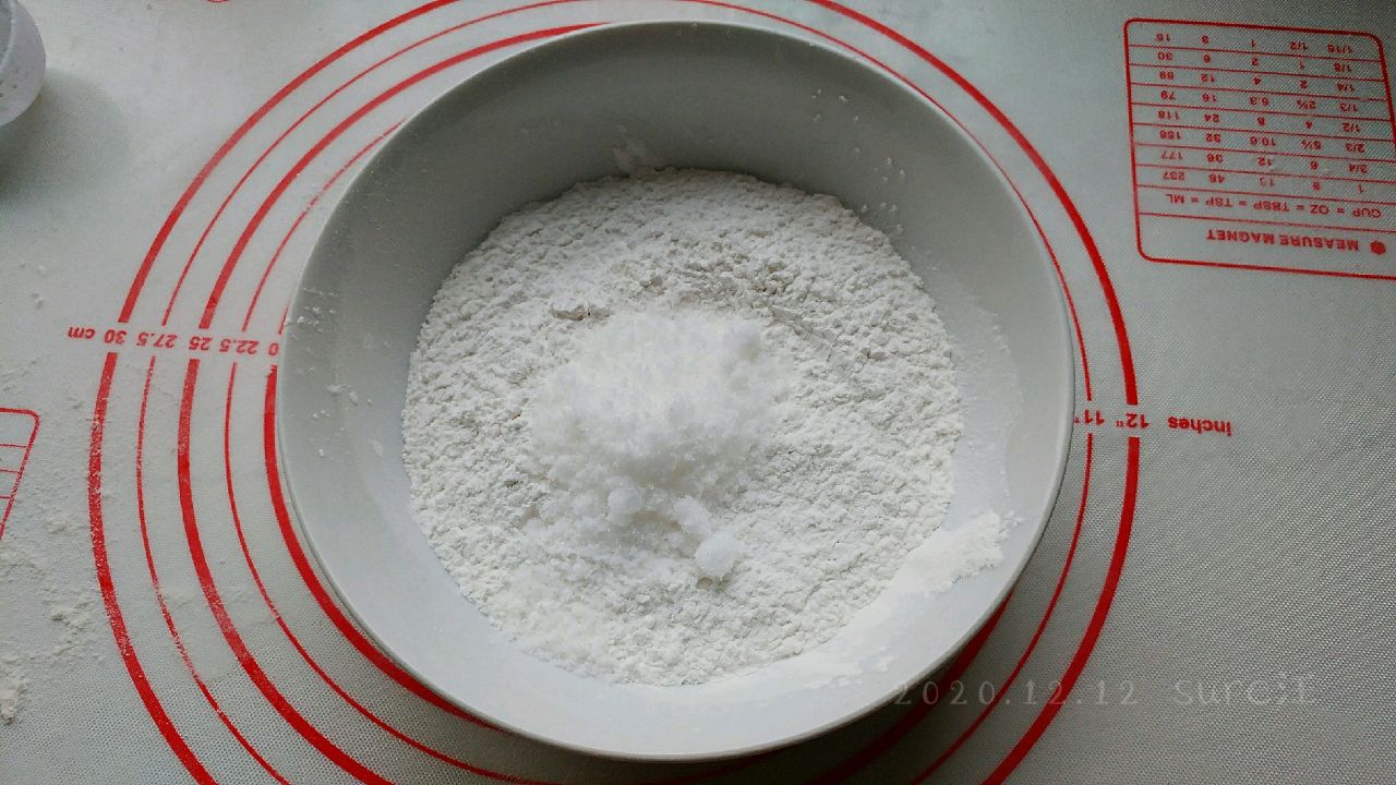 奶油蜜豆糯米饼