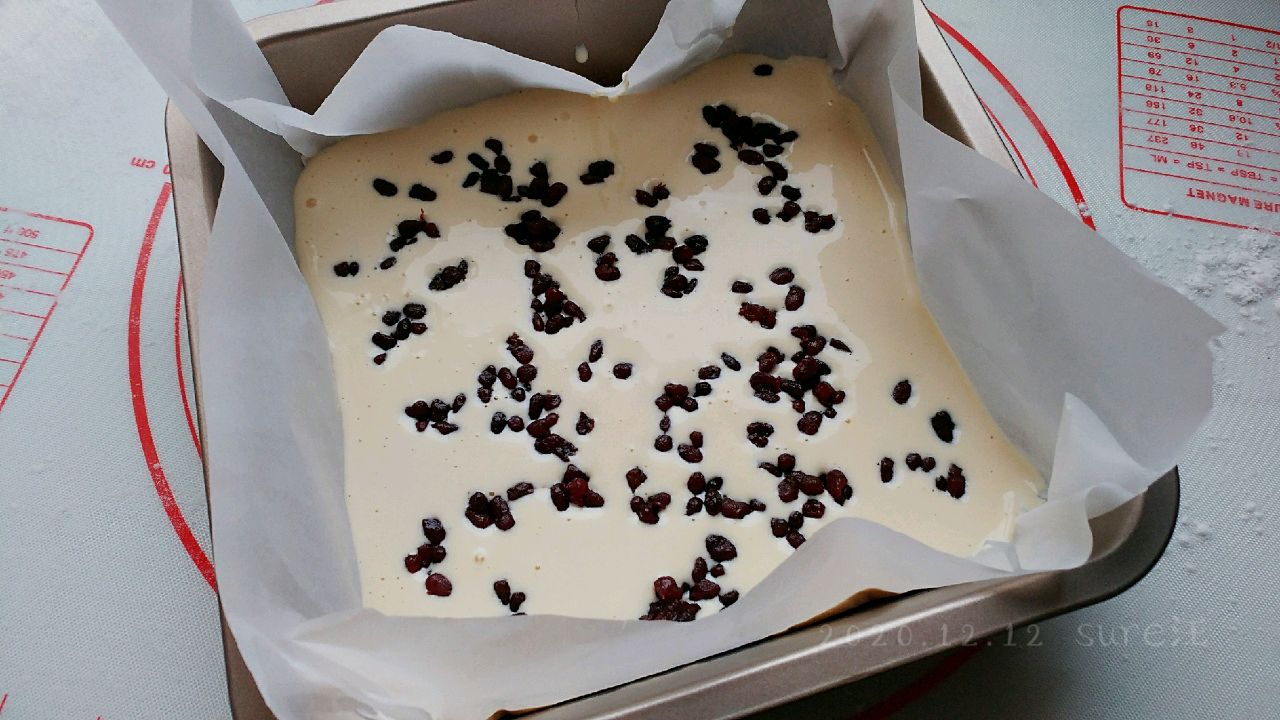 奶油蜜豆糯米饼