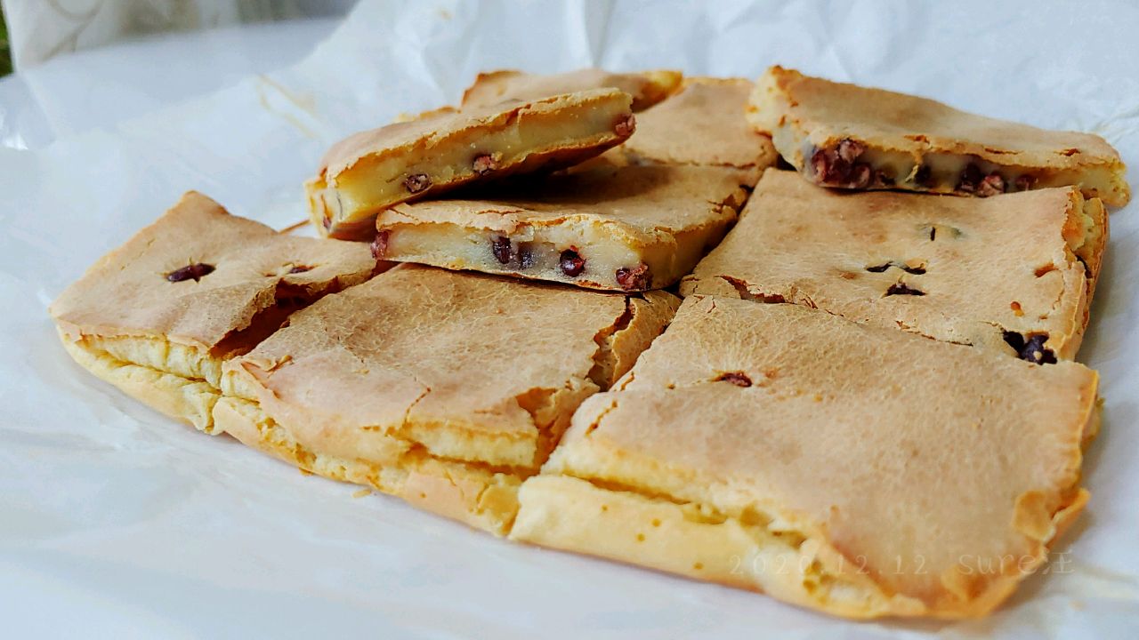 奶油蜜豆糯米饼