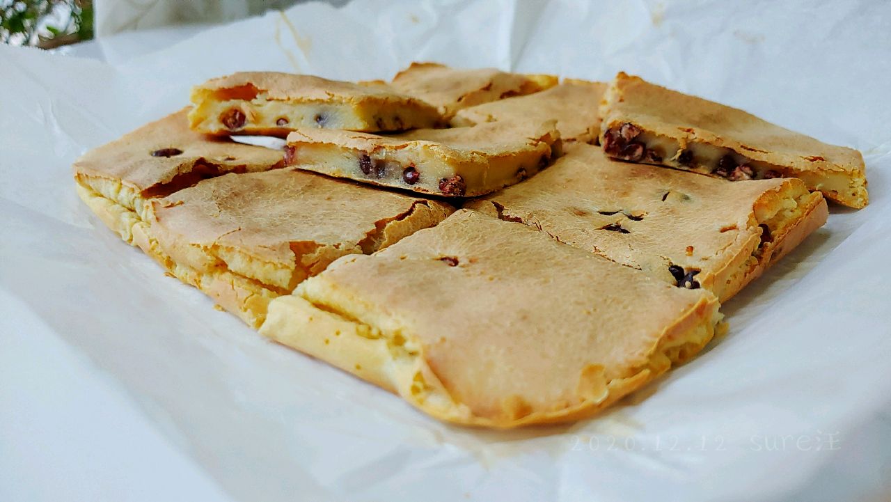 奶油蜜豆糯米饼