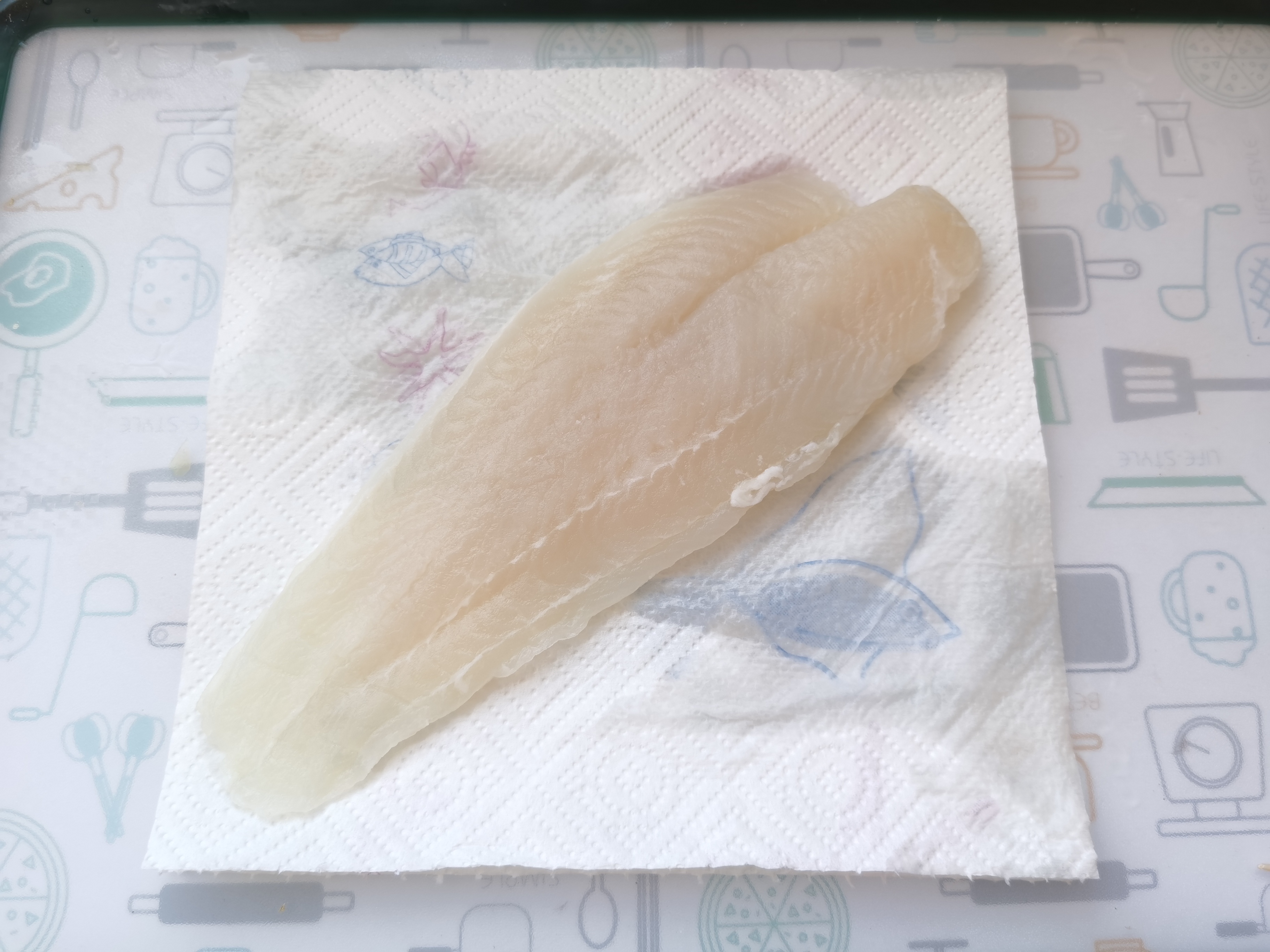 奶油蘑菇巴沙鱼