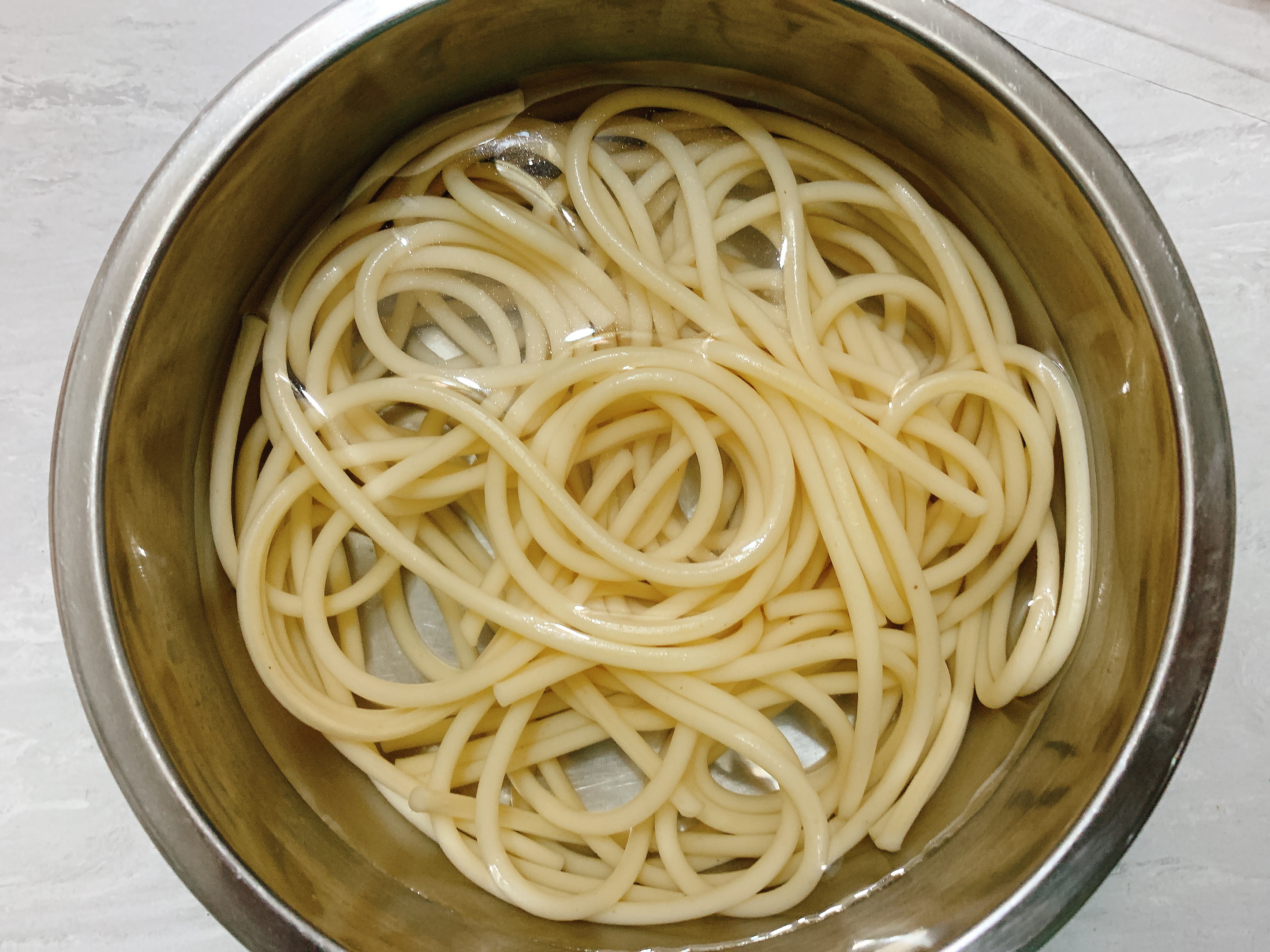 奶油蘑菇培根意面