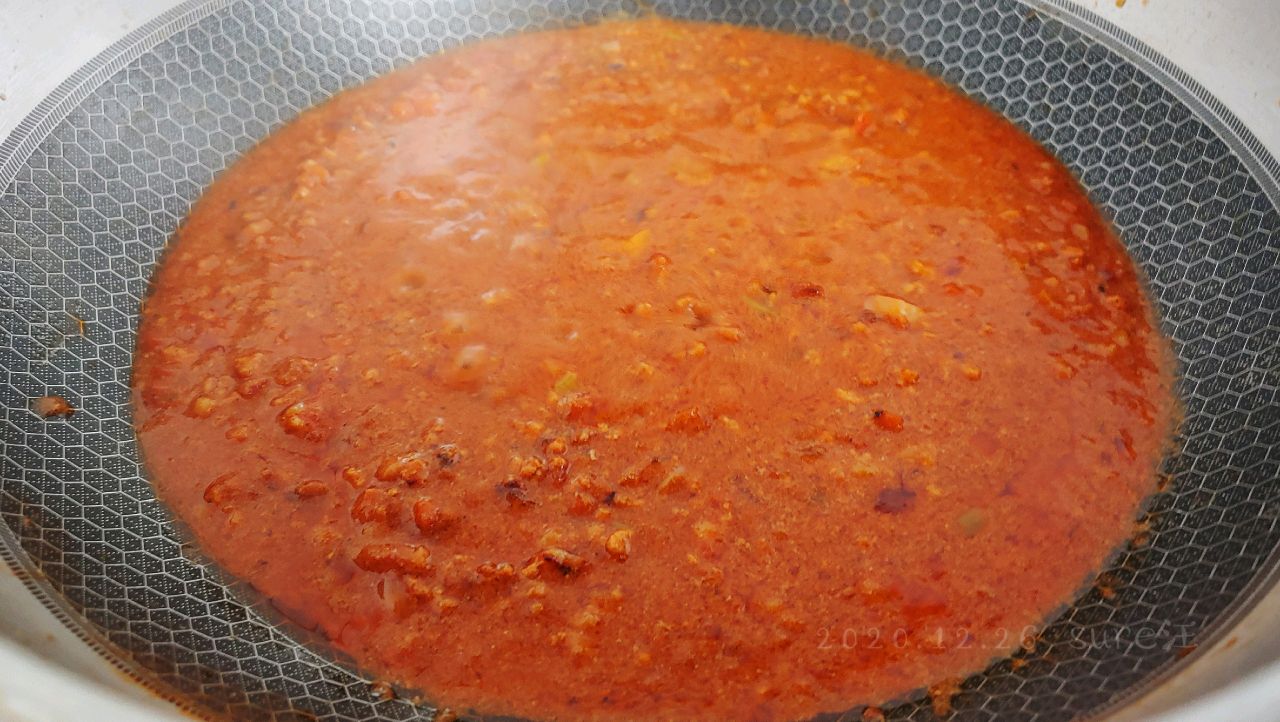 奶油茄汁肉酱面