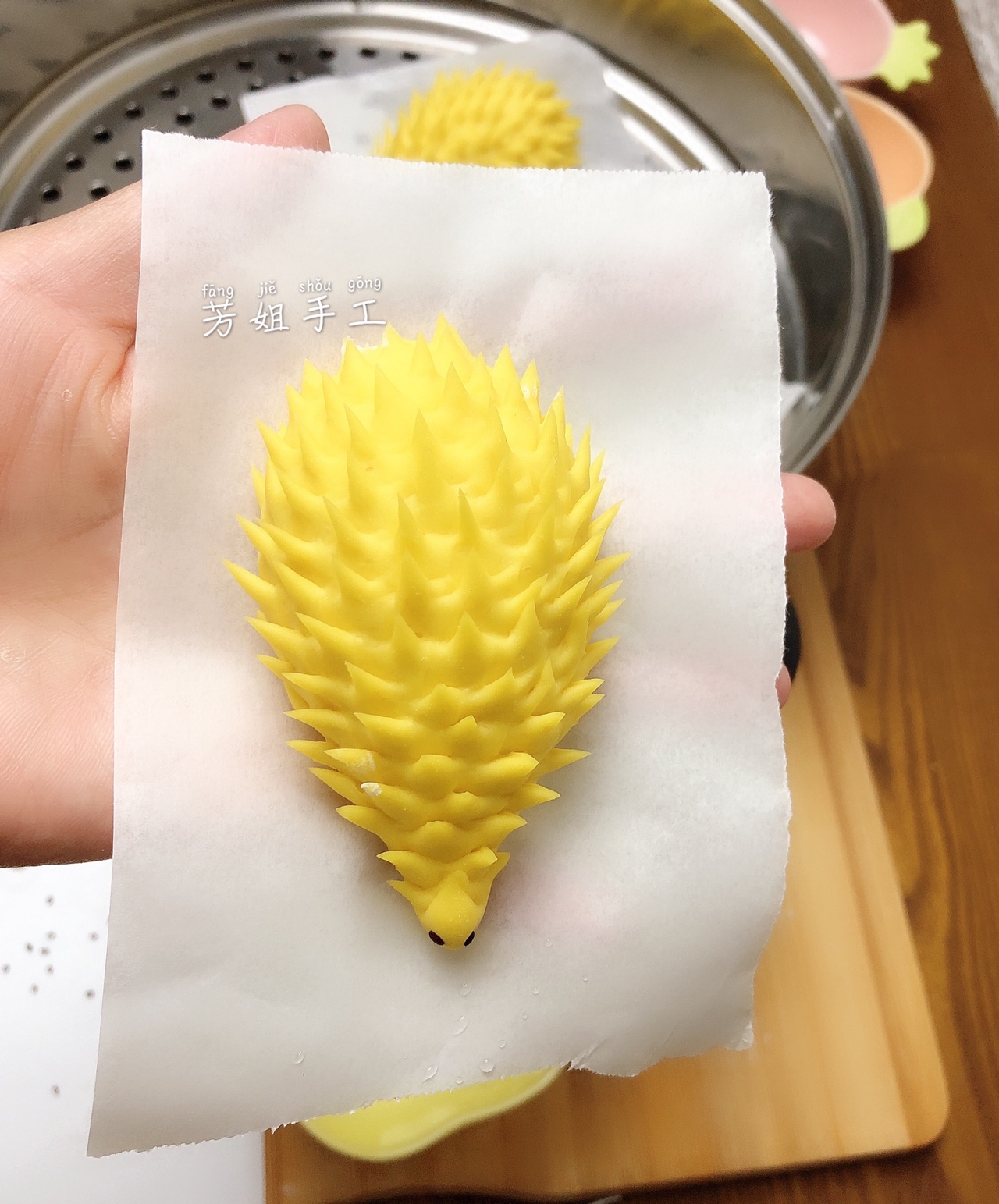 南瓜刺猬馒头