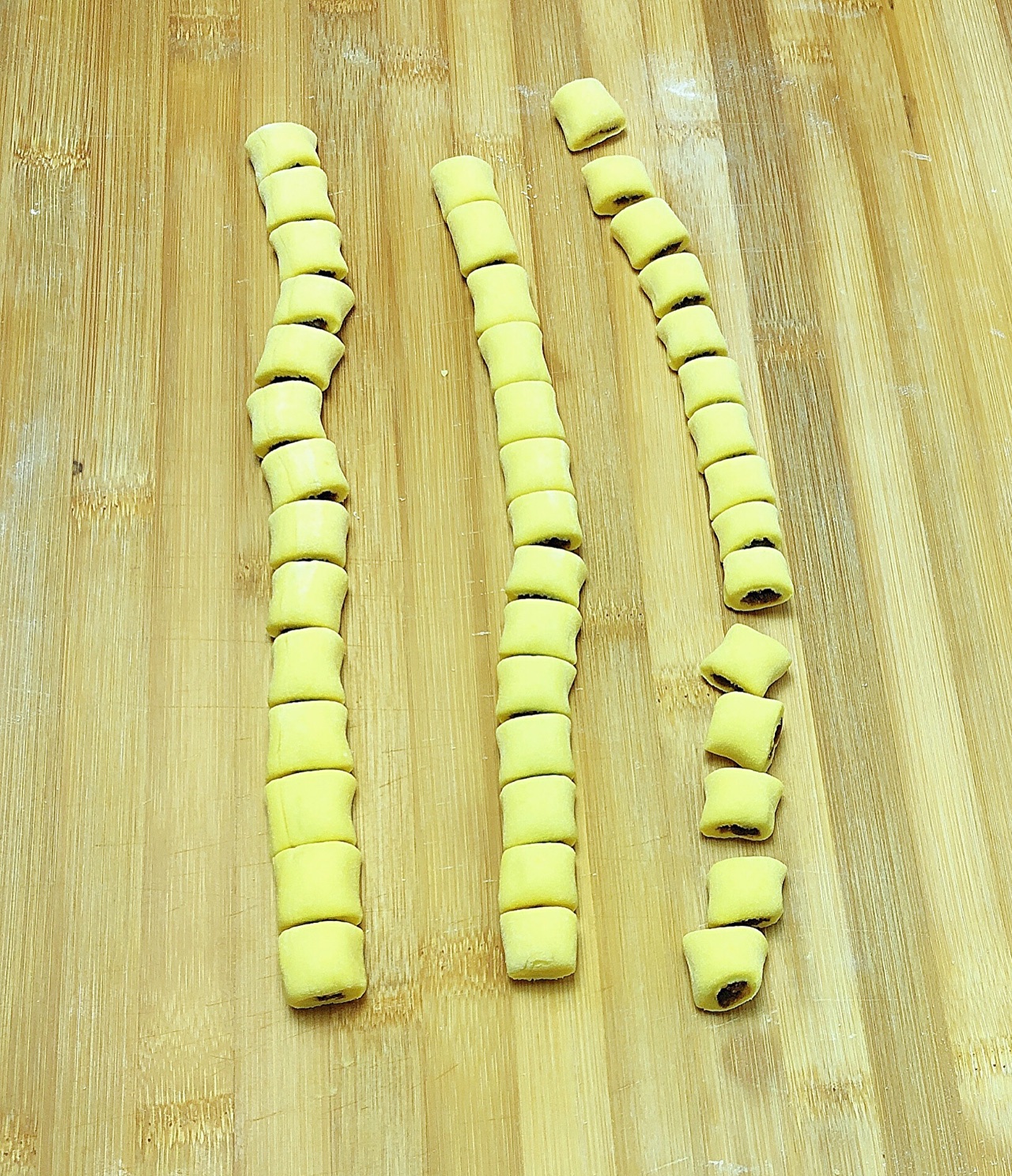 南瓜豆沙拇指小馒头