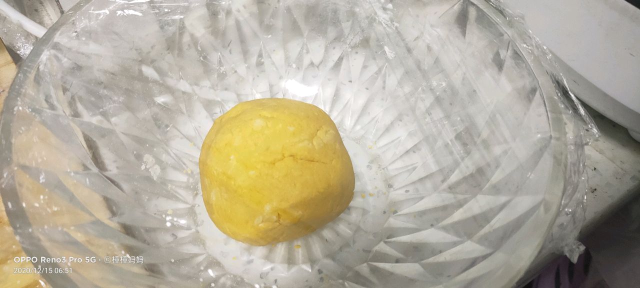 南瓜豆沙蒸丸
