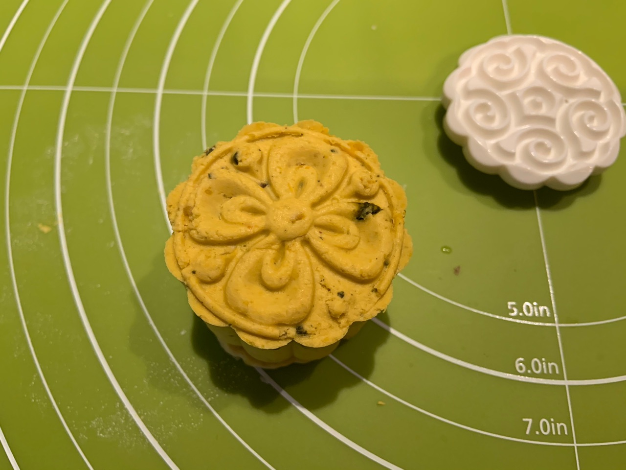 南瓜红豆糯米饼